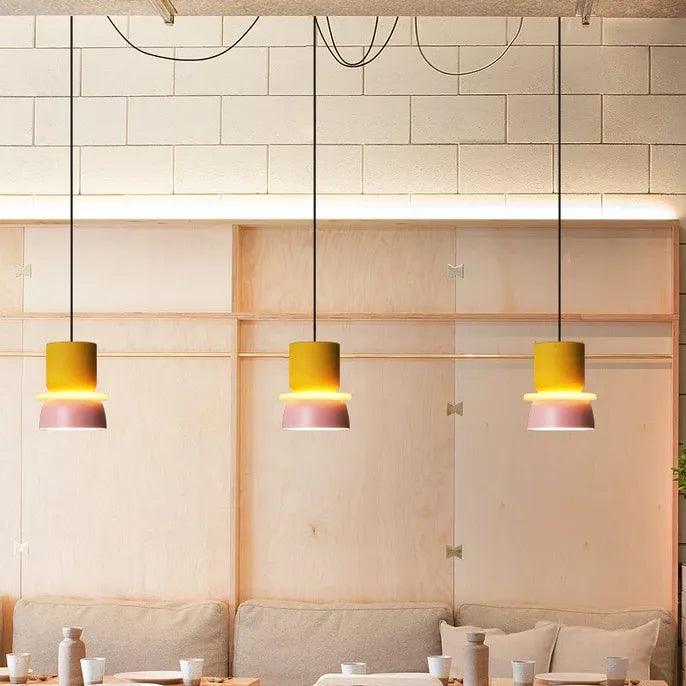 Modern Stacked Shape Pendant Light for Dining Room - Elegant Ceiling Lighting Fixture for Kitchen Island, Breakfast Nook & Contemporary Home Decor