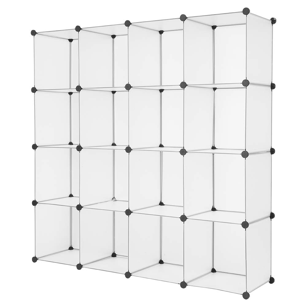 16-Cube Storage Organizer - Mytunes Cube Bookcase Shelf for Closet, Books & Home Organization | Perfect for Bedroom, Living Room & Office Storage