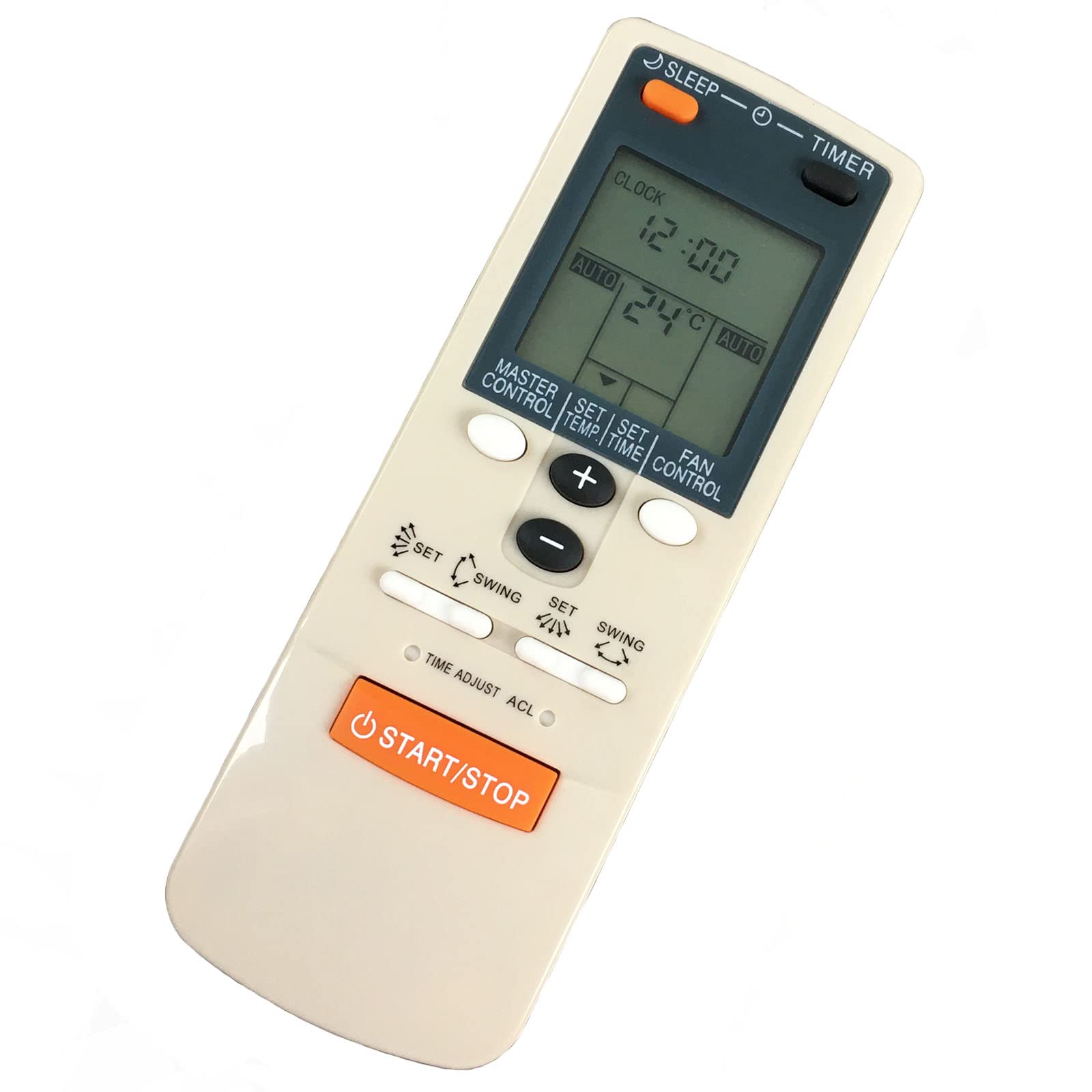 Universal Air Conditioner Replacement Remote Control Compatible with Fujitsu AR-JW17, AR-JW31, AR-JW2, AR-JW27, AR-JW30 - Perfect for Home, Office, and Hotel AC Units