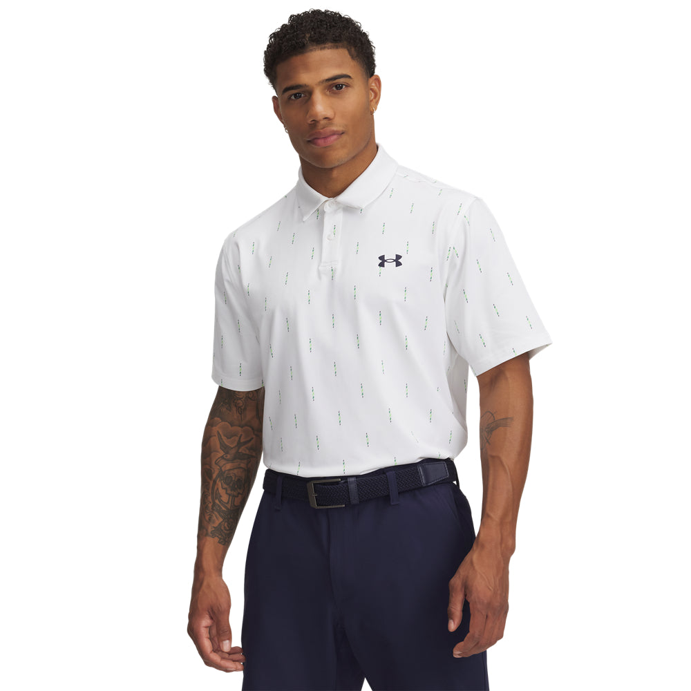 Men's Under Armour T2G Printed Polo Shirt - Moisture-Wicking Performance Golf & Casual Wear - Perfect for Sports, Work & Outdoor Activities