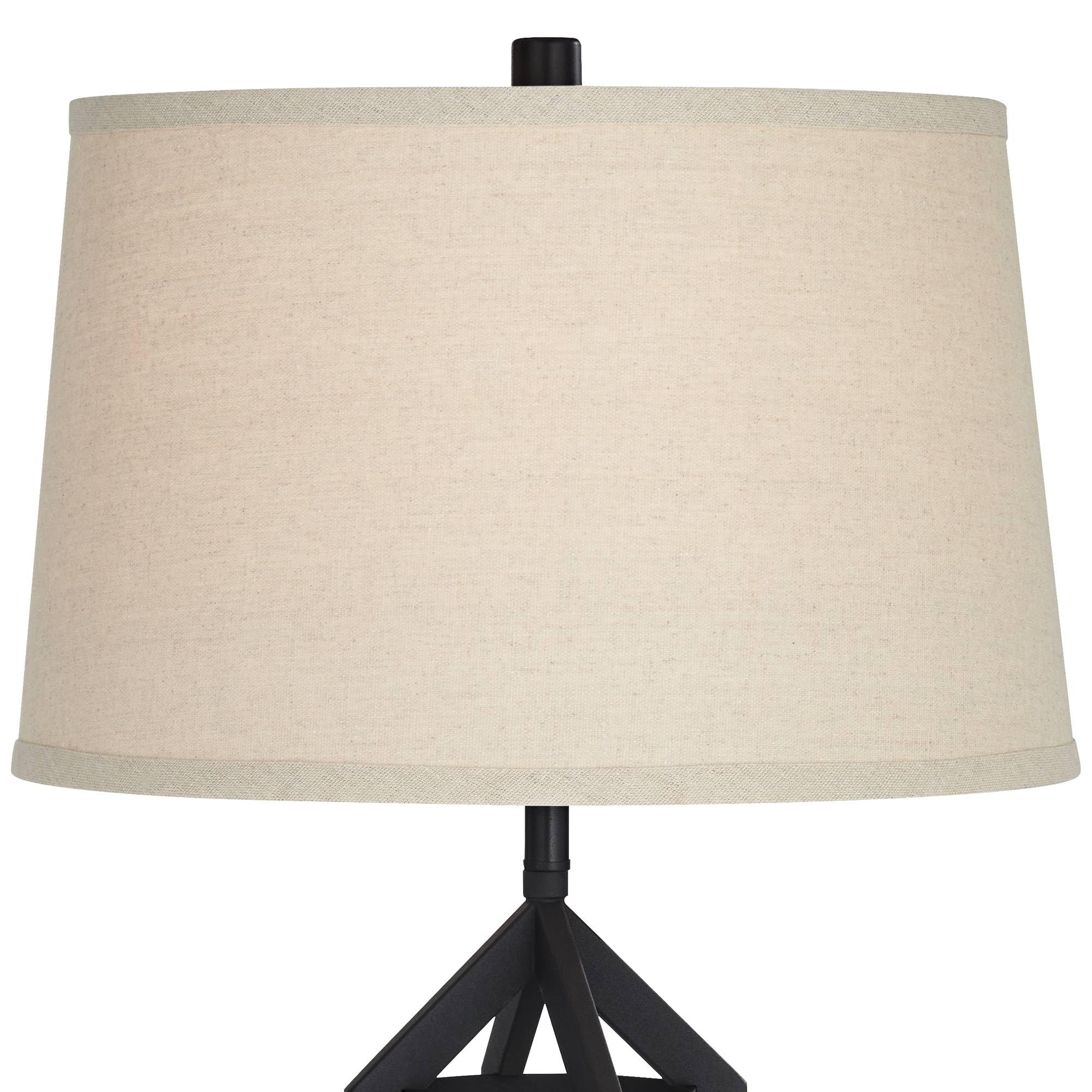 Franklin Iron Works Lucas Western Table Lamps Set of 2 - 26