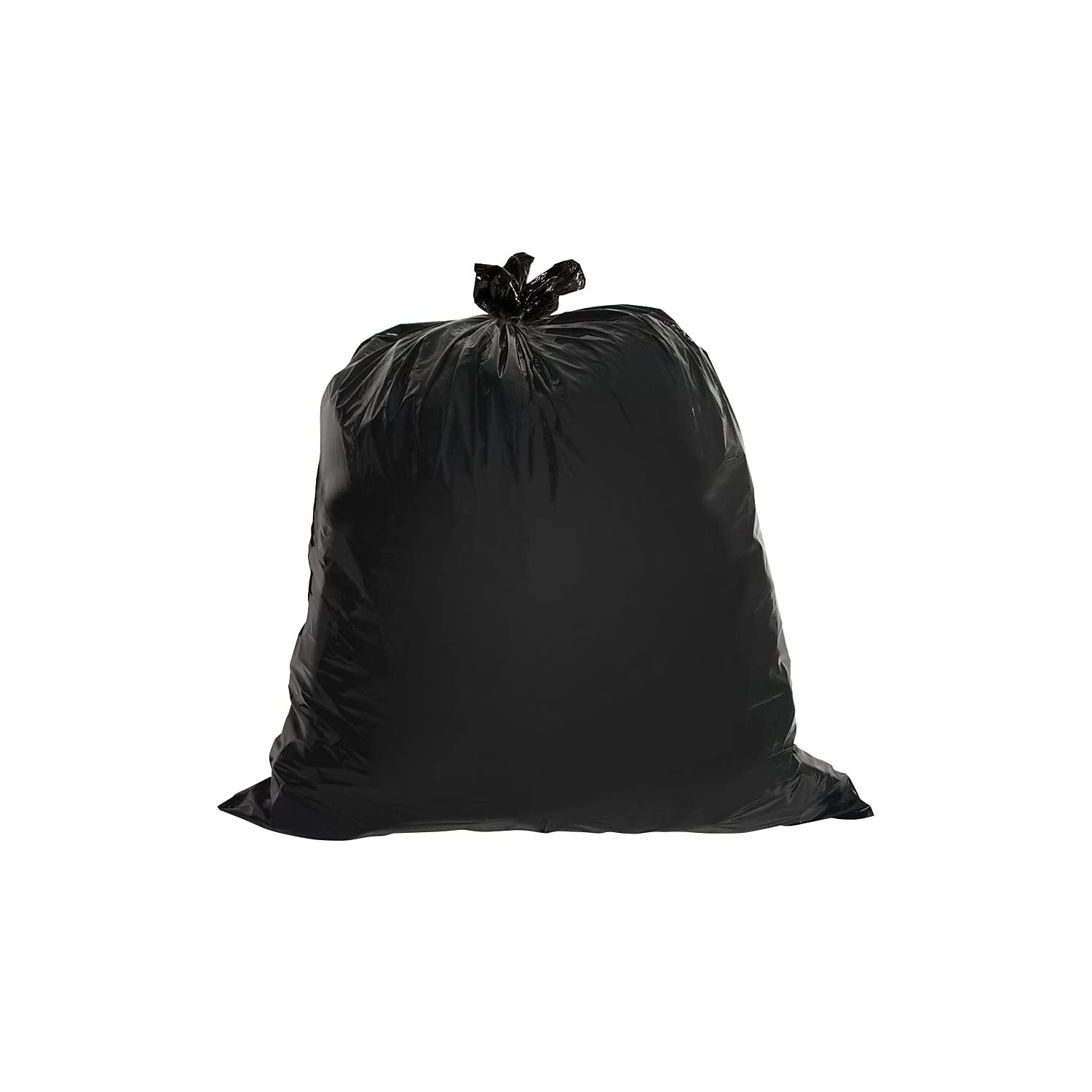 Genuine Joe Heavy-Duty Trash Can Liners - Extra Thick 42 Gallon Garbage Bags for Kitchen, Office & Outdoor Use - Leak Proof & Tear Resistant