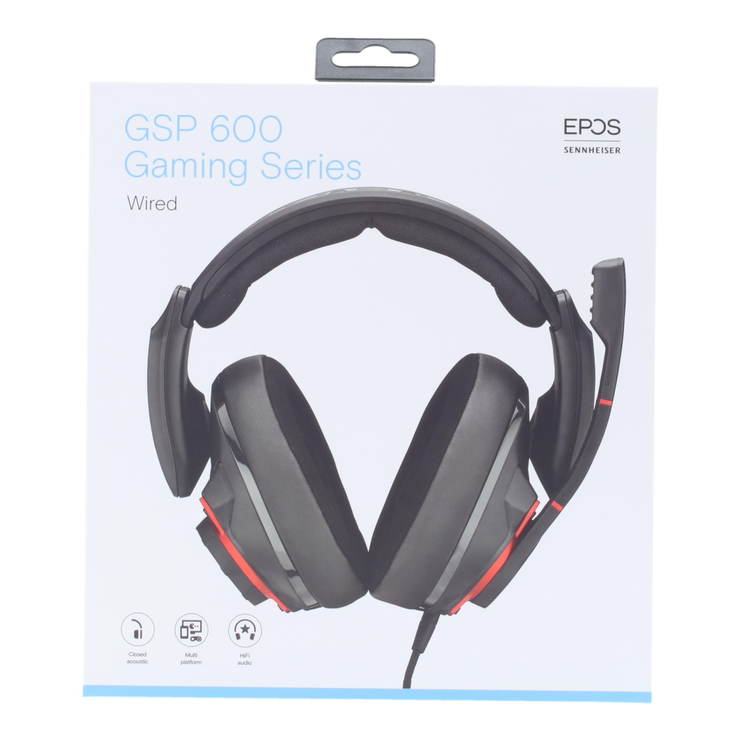 Sennheiser GSP 600 Premium Gaming Headset for PC, Mac, PS4, Xbox & Multi-Platform - Noise Cancelling Mic, Japan Authentic - Perfect for Competitive Gaming & Streaming