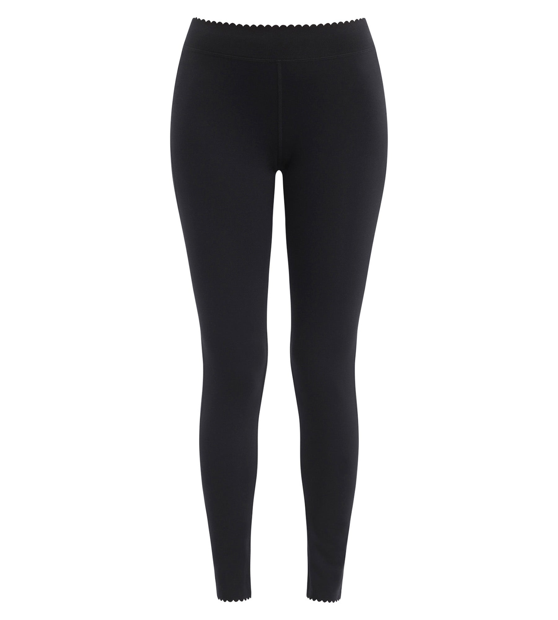 Black Stretch Cotton Opaque Leggings for Women - Body Touch Easy Fit - Perfect for Yoga, Workouts & Casual Wear