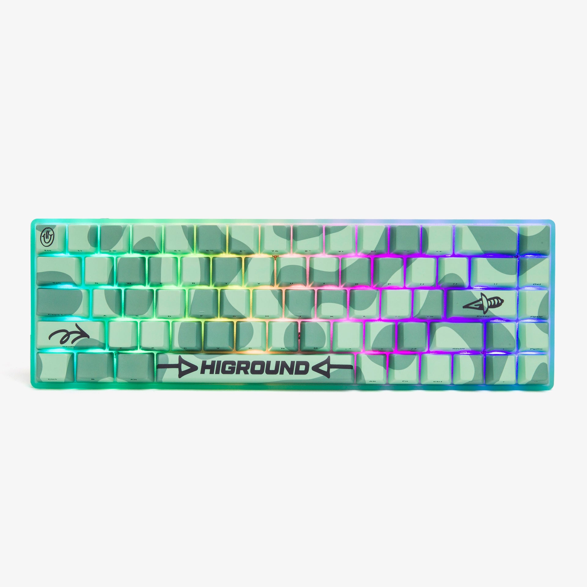 Graffiti Keyboard - Wireless Mechanical Gaming Keyboard with RGB Backlit, Customizable Keys for PC & Mac - Perfect for Gamers, Programmers & Artists