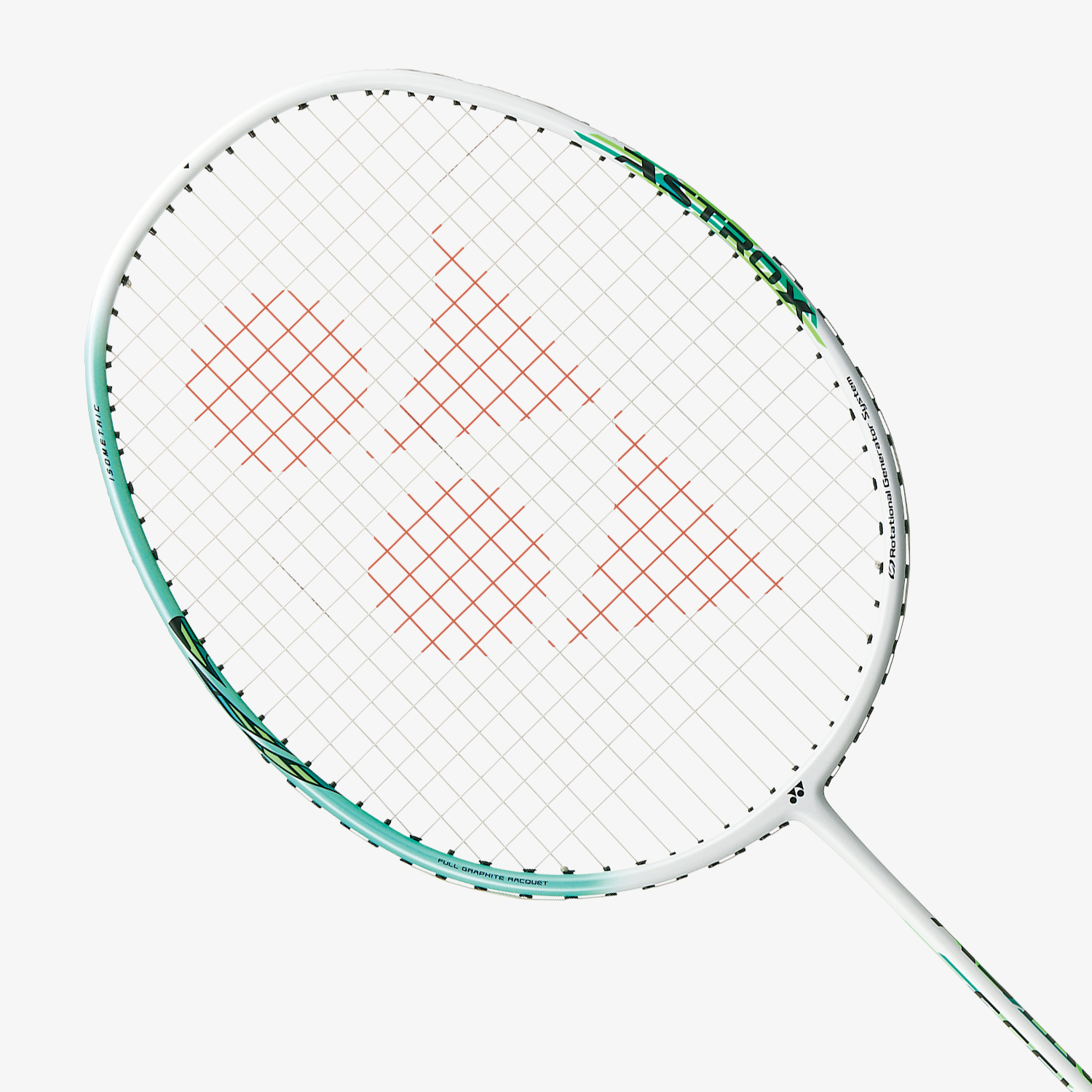 Yonex Astrox 01 Feel Badminton Racket - Pre-Strung (White/Mint) | Professional Performance for Competitive Play & Training