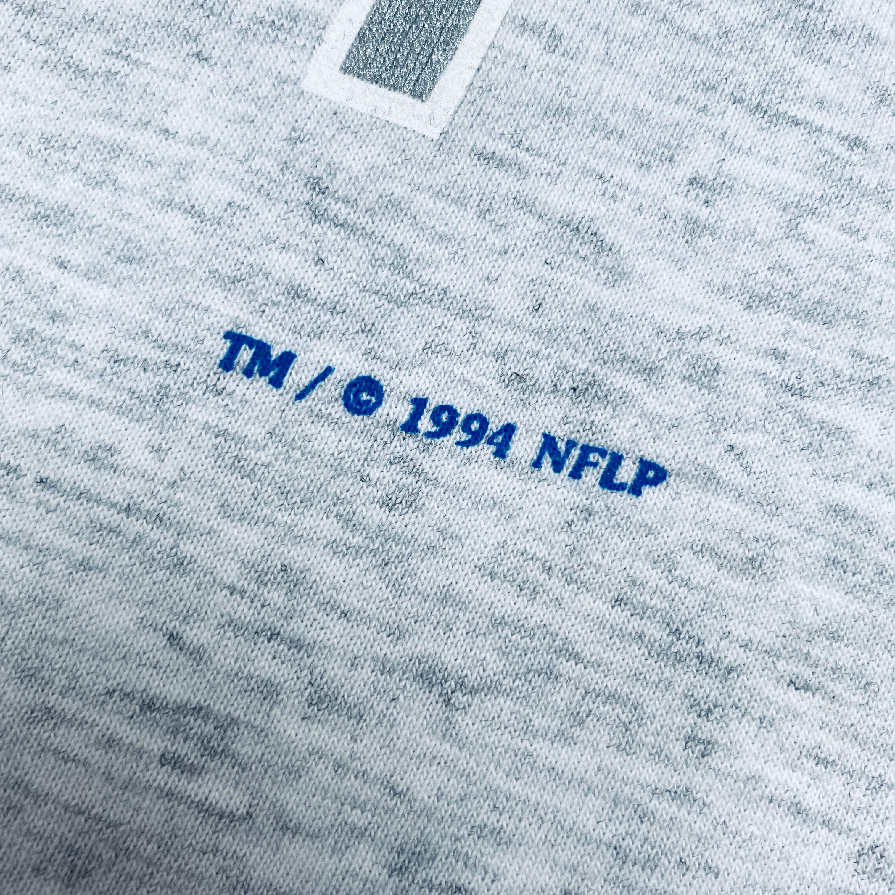 1994 Detroit Lions Nutmeg Mills Graphic Tee - Vintage NFL Football T-Shirt (Medium/Large) - Perfect for Game Day, Sports Bars & Retro Fashion