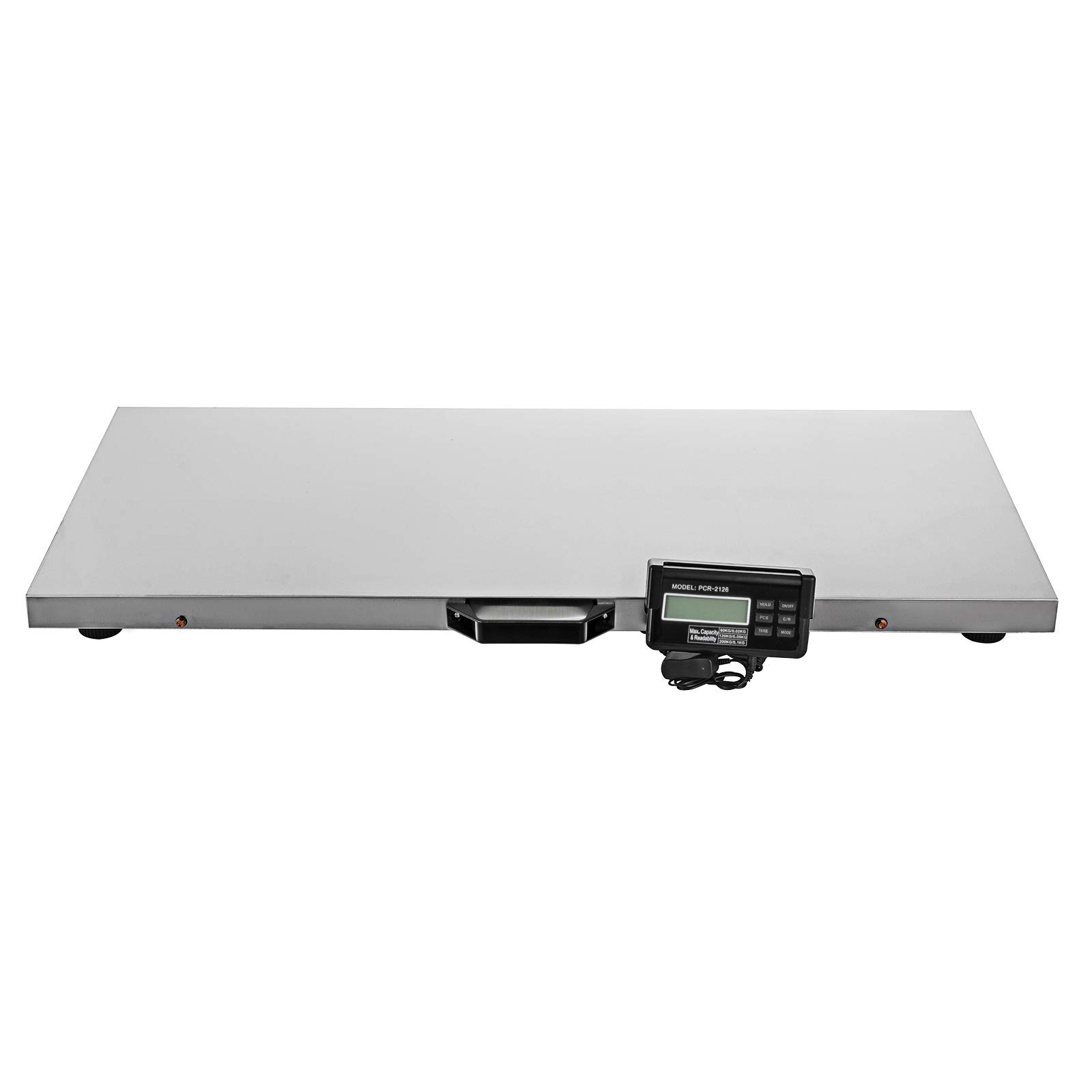 VEVOR 880Lbs x 0.2Lbs Heavy Duty Stainless Steel Livestock Scale for Large Animals - Veterinary Scale for Cattle, Horses, Pigs, Goats & Dogs | Perfect for Farm, Ranch, Veterinary Clinic & Livestock Weighing