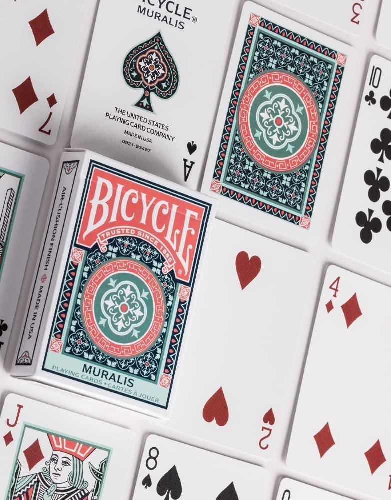 Muralis Bicycle Playing Cards - Premium Quality Poker Cards for Magic Tricks, Card Games, and Collectibles | Perfect for Poker Nights, Magic Shows, and Gift Giving