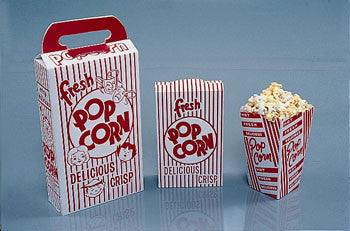 Premium Popcorn Boxes Bulk - 2E Size for Movie Nights, Parties & Events - Eco-Friendly & Durable Snack Containers