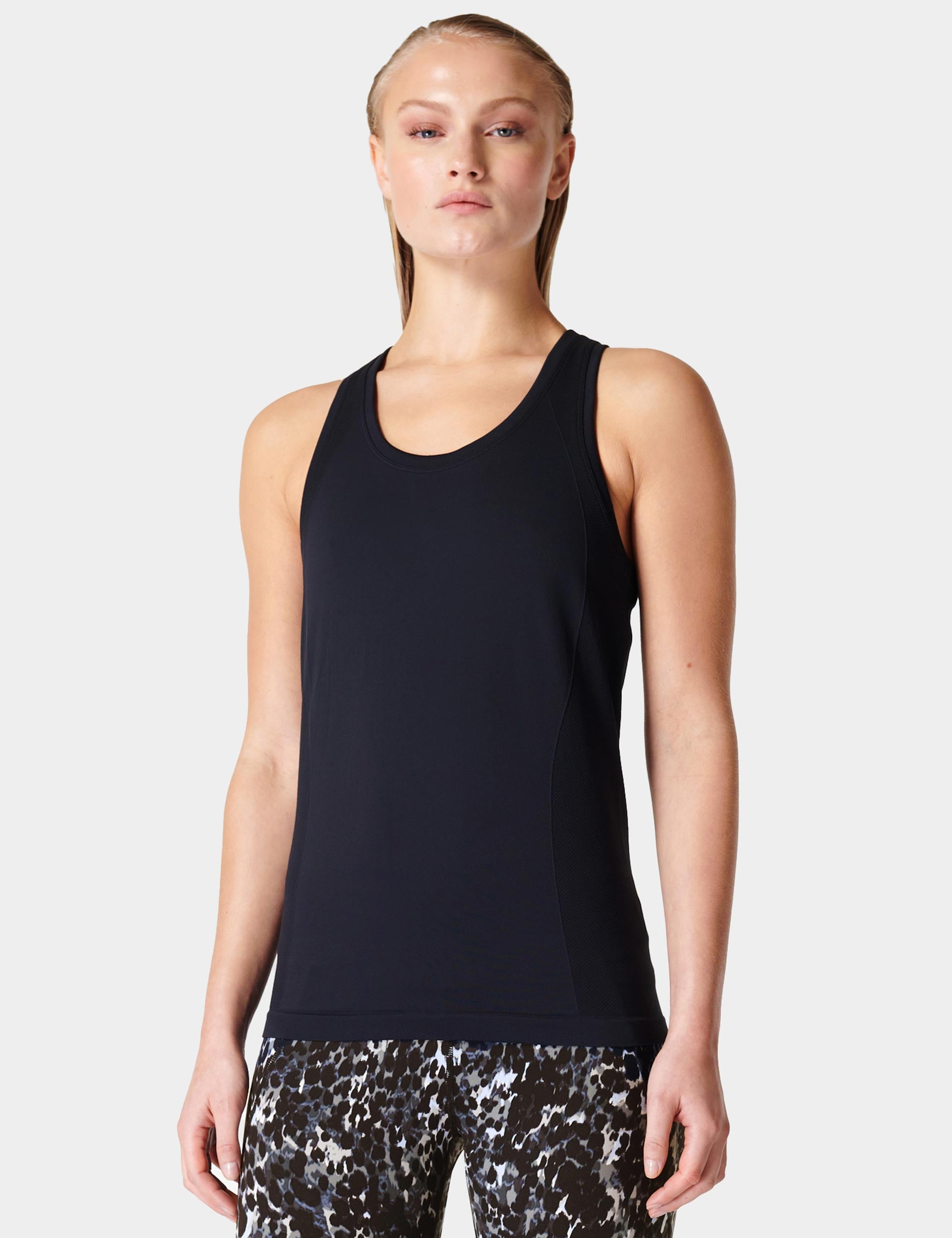 Seamless Gym Vest for Athletes - Black | Workout, Running & Training Top for Men & Women