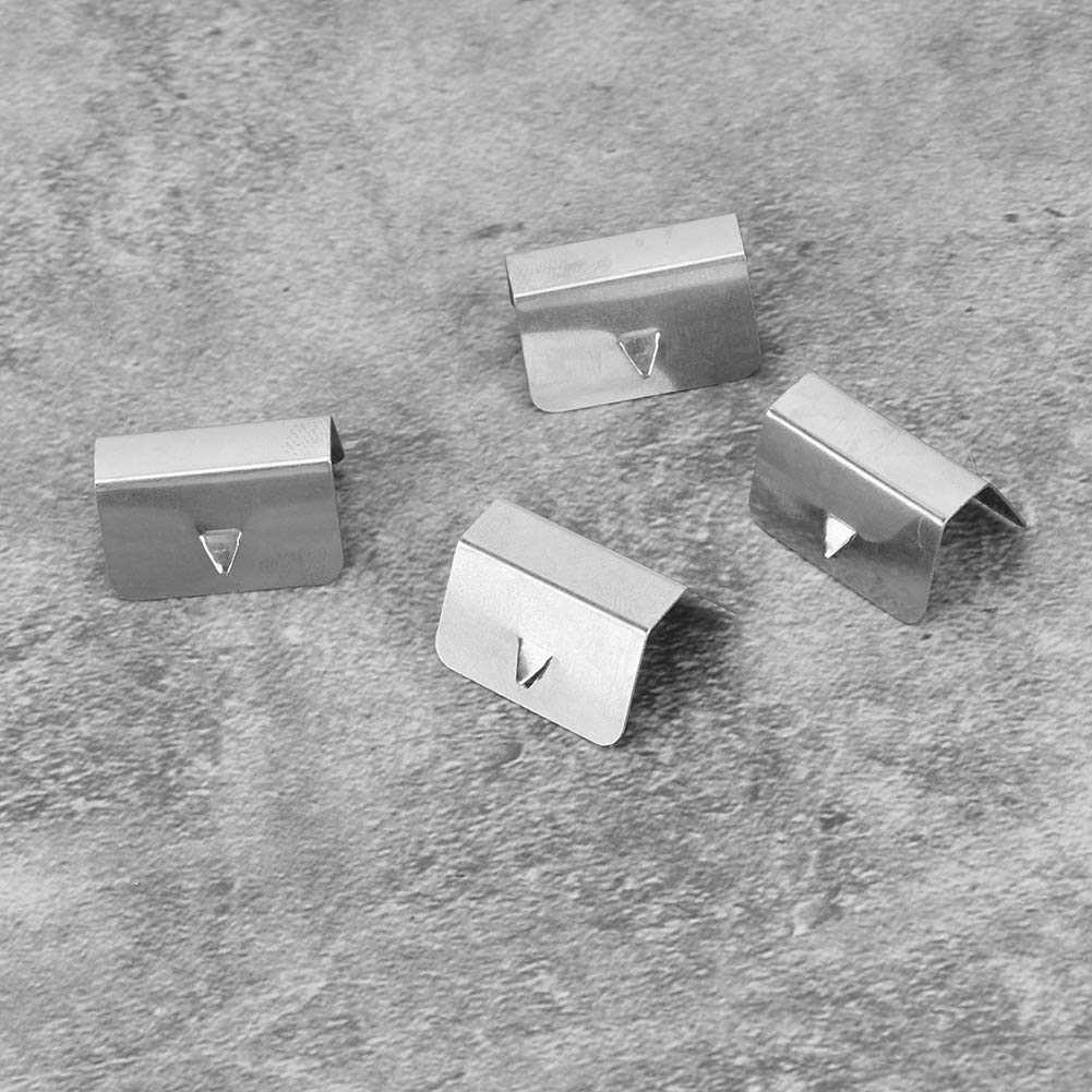 Universal Car Wind Deflector Clips - 6pcs Stainless Steel Wind & Rain Guard Retaining Clips Set for Vehicle Window Deflector Installation - Perfect for Sedans, SUVs & Trucks to Reduce Wind Noise & Rain Protection While Driving