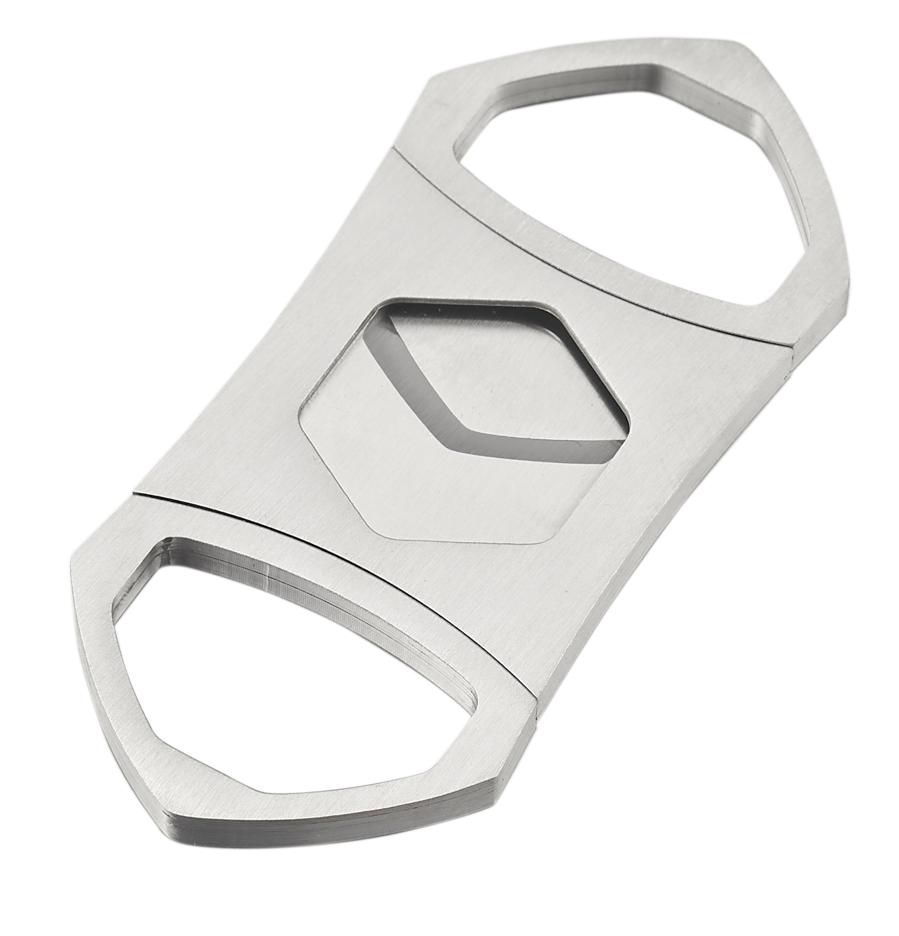 Premium Visol Hex Double Guillotine Cigar Cutter - Silver Stainless Steel Blade for Precise Cuts | Perfect for Cigar Aficionados & Special Occasions