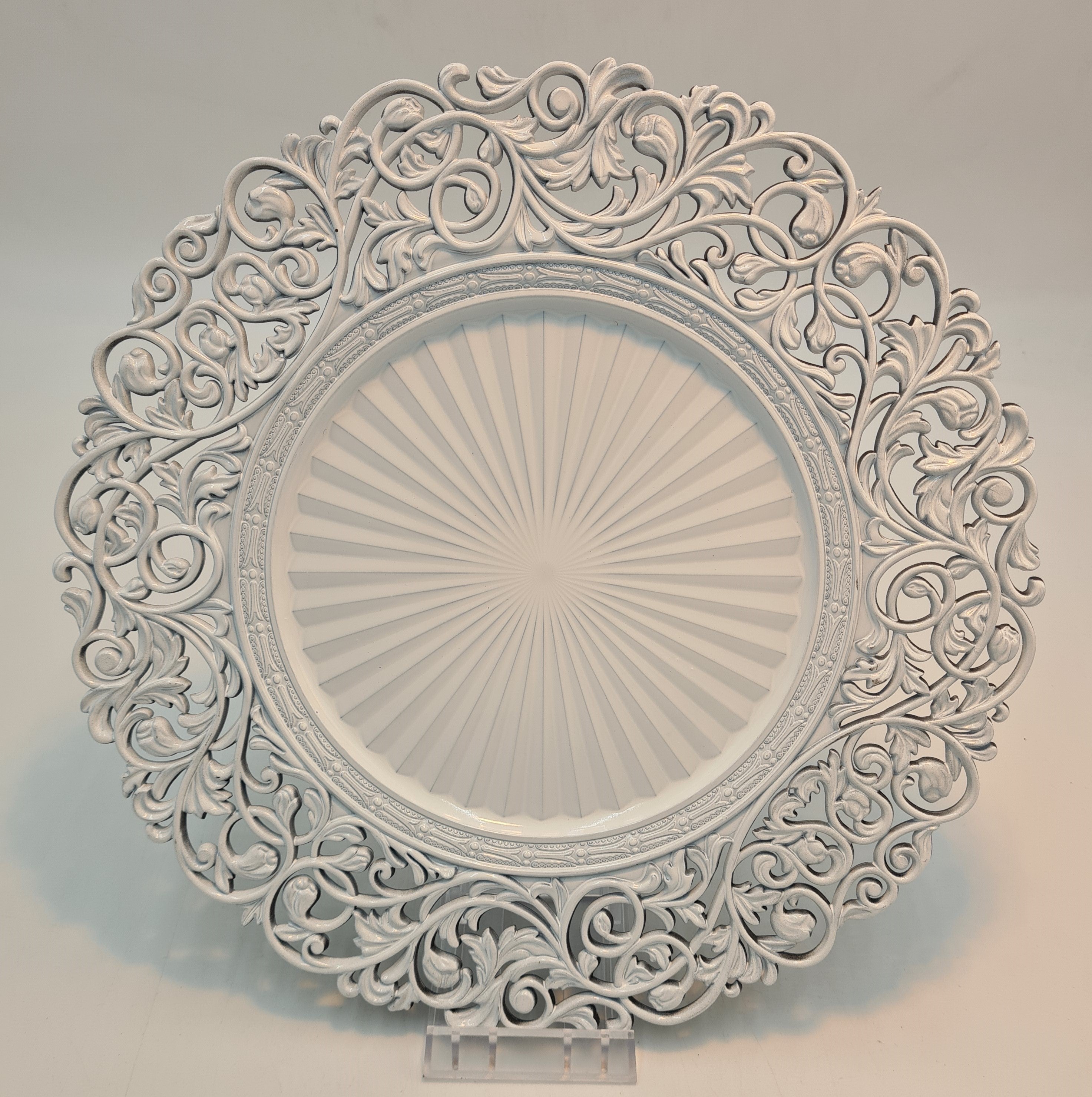 13-Pack White Charger Plates - Elegant Dinnerware for Weddings, Parties & Formal Dining - 12 Inch Decorative Placemats for Table Settings