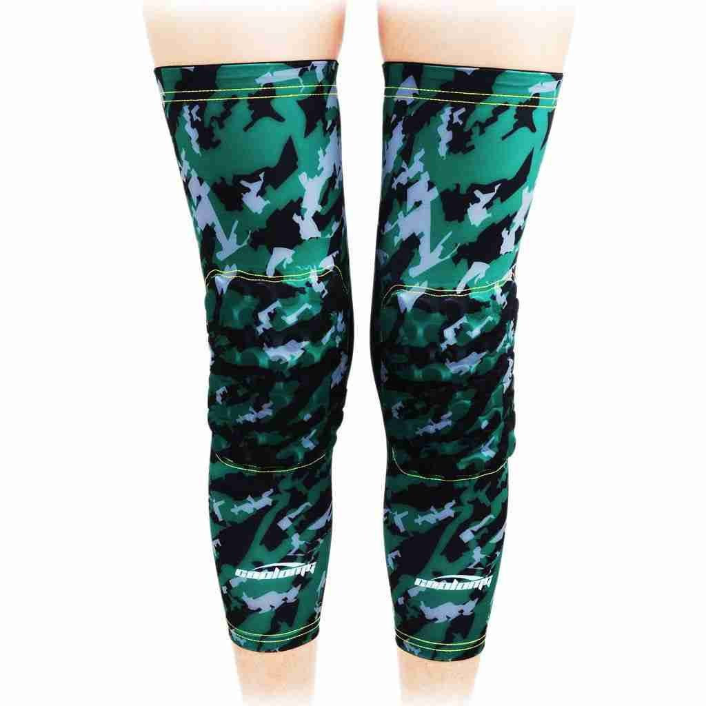 Best Basketball Padded Knee Sleeves for Men & Women - Support & Protection for Sports & Workouts - Ideal for Basketball, Volleyball, Running & Gym Training