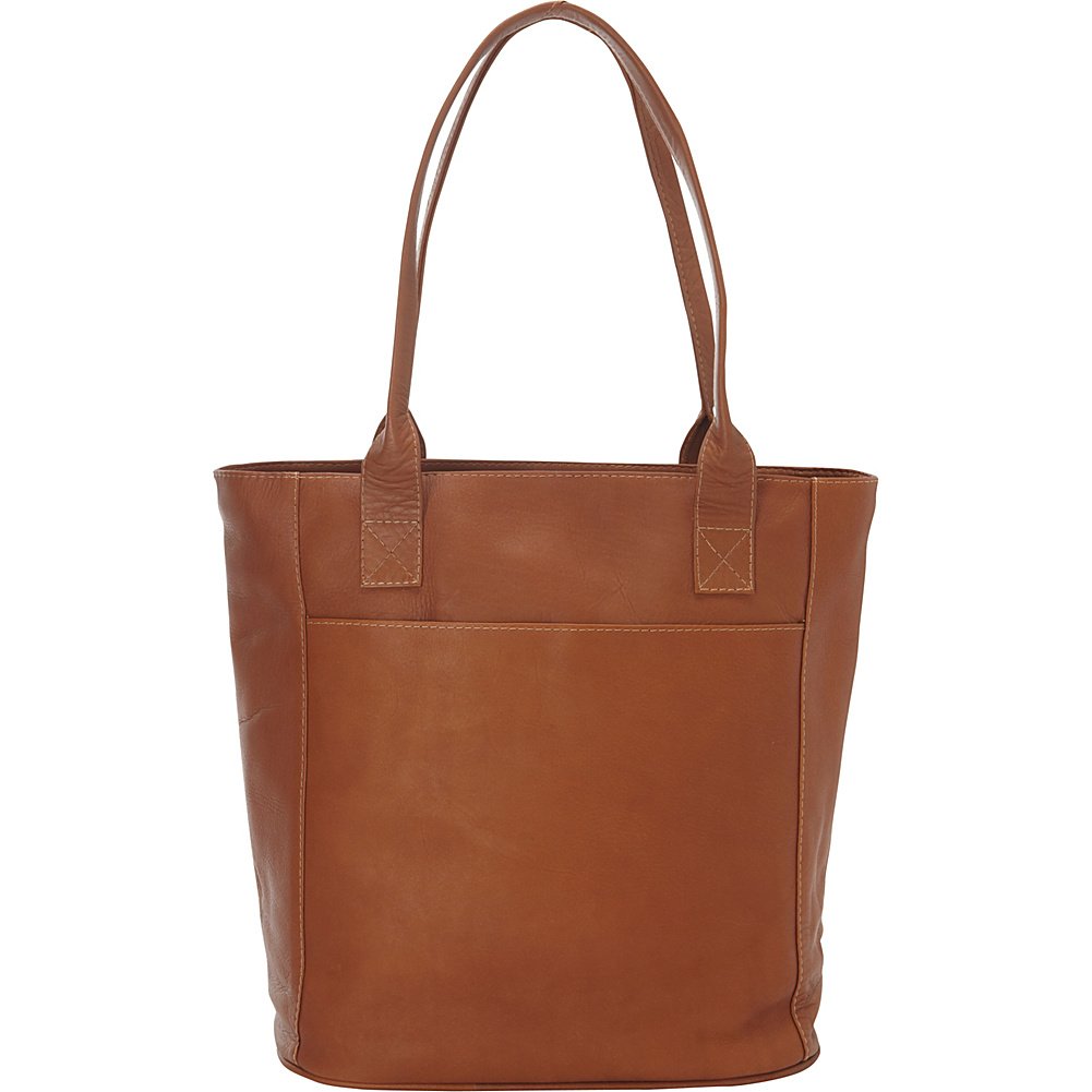 Premium XL Laptop Tote Bag for Women & Men - Stylish Saddle Brown Work Bag Fits 15-17 Inch Laptops - Perfect for Office, Business Travel & College (One Size)