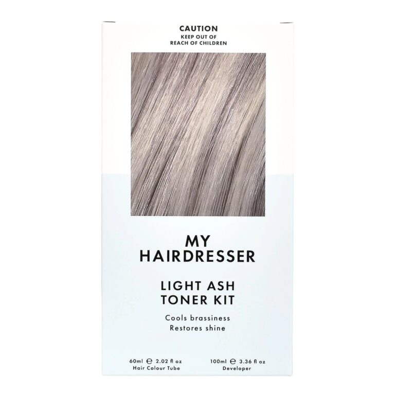 Professional Myhd Hairdresser Light Ash Toner Kit for Blonde & Gray Hair - Salon Quality At-Home Hair Color Treatment for Natural Looking Results | Perfect for DIY Hair Care & Salon-Style Touch Ups