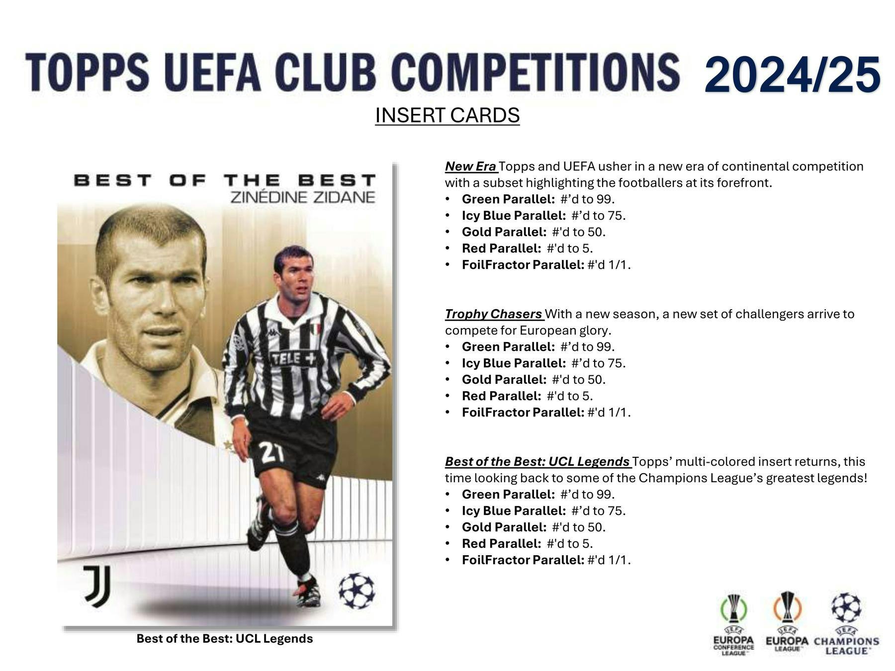 2024-2025 Topps UEFA Club Competitions Soccer 7 Pack Blaster Box - Collectible Soccer Trading Cards for Champions League & Europa League Fans - Perfect for Gifts, Collecting, and Game Day Trading