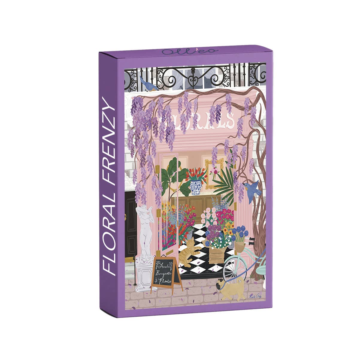 Floral Frenzy 99 Piece Jigsaw Puzzle for Adults & Kids - Beautiful Flower Puzzle Game for Family Game Night, Classroom Activities & Relaxation