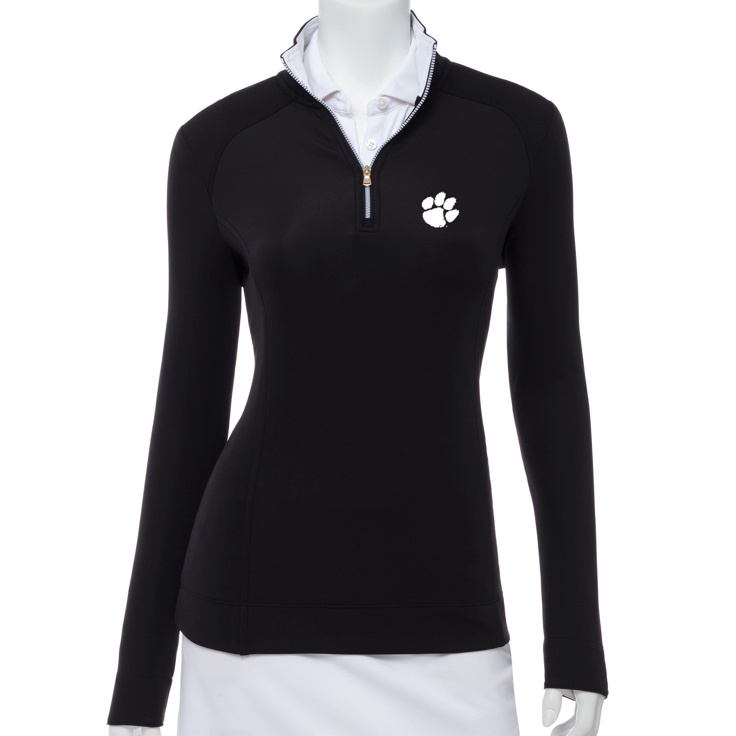 Clemson Tigers Wells Quarter Zip Pullover Sweatshirt - Men's & Women's Collegiate Apparel for Game Day & Casual Wear