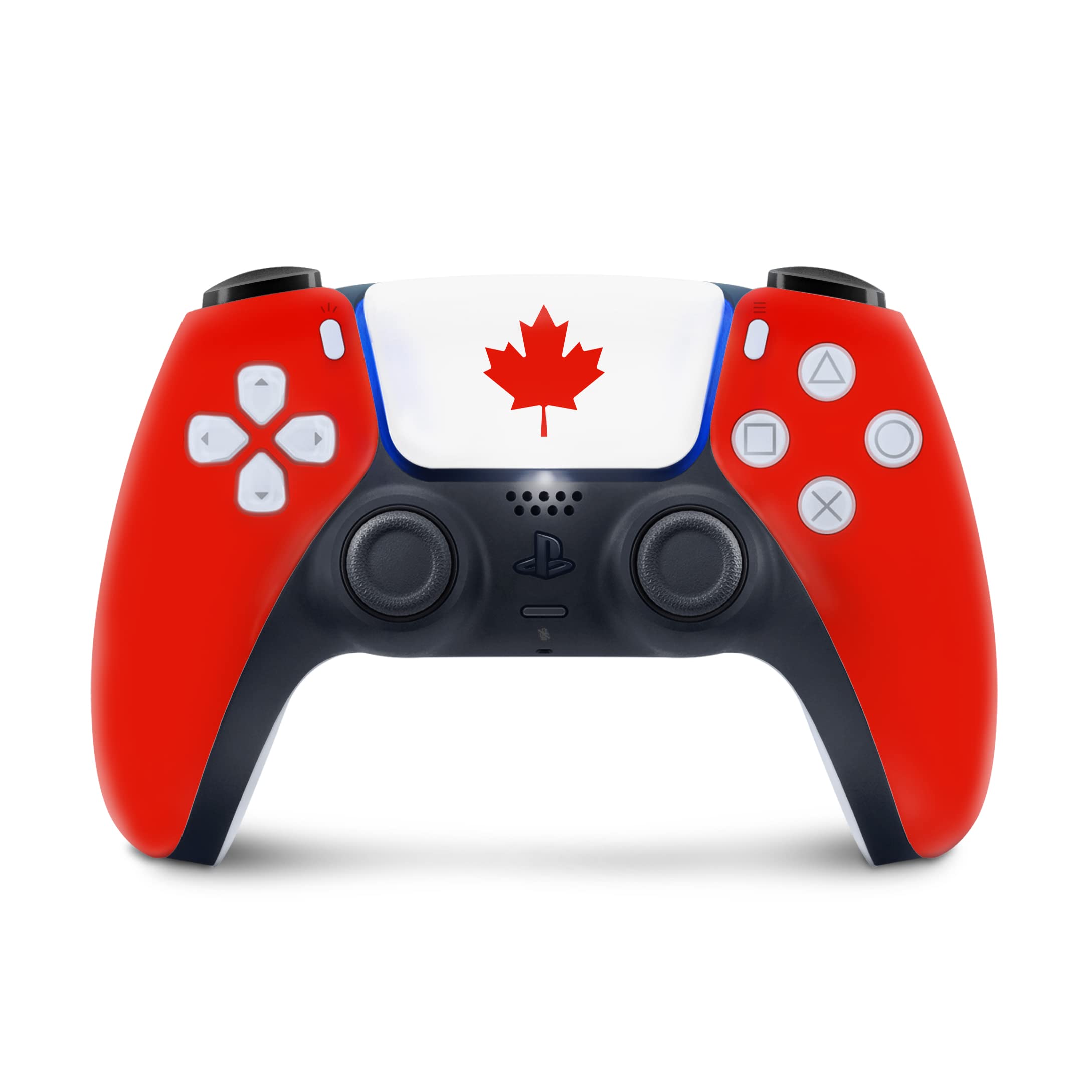 2022 World Cup Stickers for PlayStation 5 Console & Controllers - PS5 Soccer Vinyl Skin Decal with 3M Material, Full Wrap Cover for Disc Version (Canada Design) - Perfect for Gaming Enthusiasts & Soccer Fans