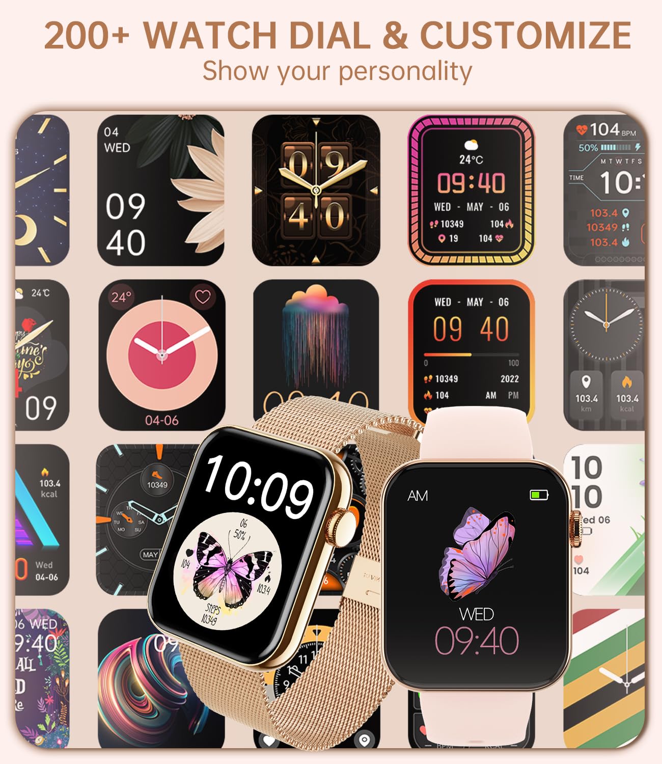 Smart Watches for Women with Answer/Make Call Function - 1.85