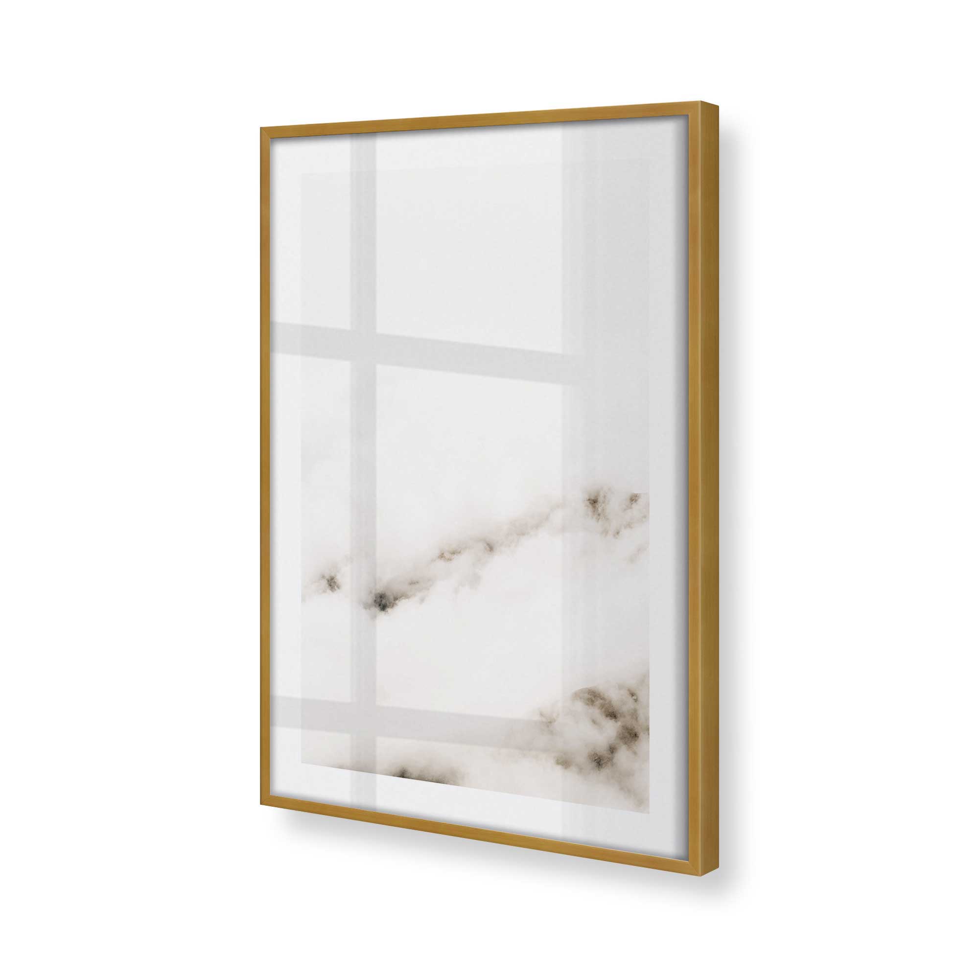 Hazy Horizons Wall Art Print - Abstract Landscape Painting for Home & Office Decor - Perfect for Living Room, Bedroom, or Office Space