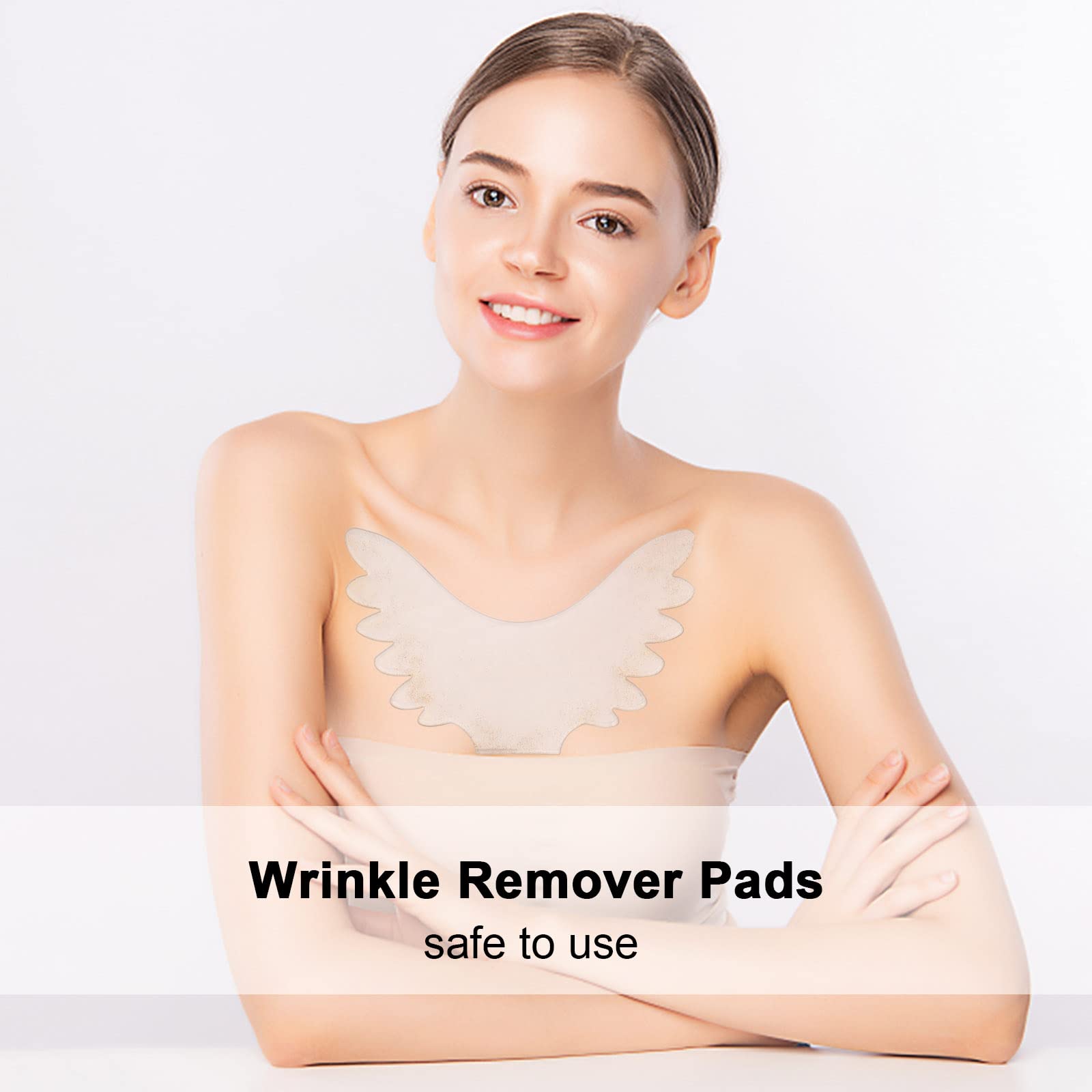 EXCLUZO Chest Smoothing Pads for Women - Skin Care Treatment Patches for Firmer & Smoother Skin | Perfect for Post-Pregnancy, Weight Loss & Anti-Aging