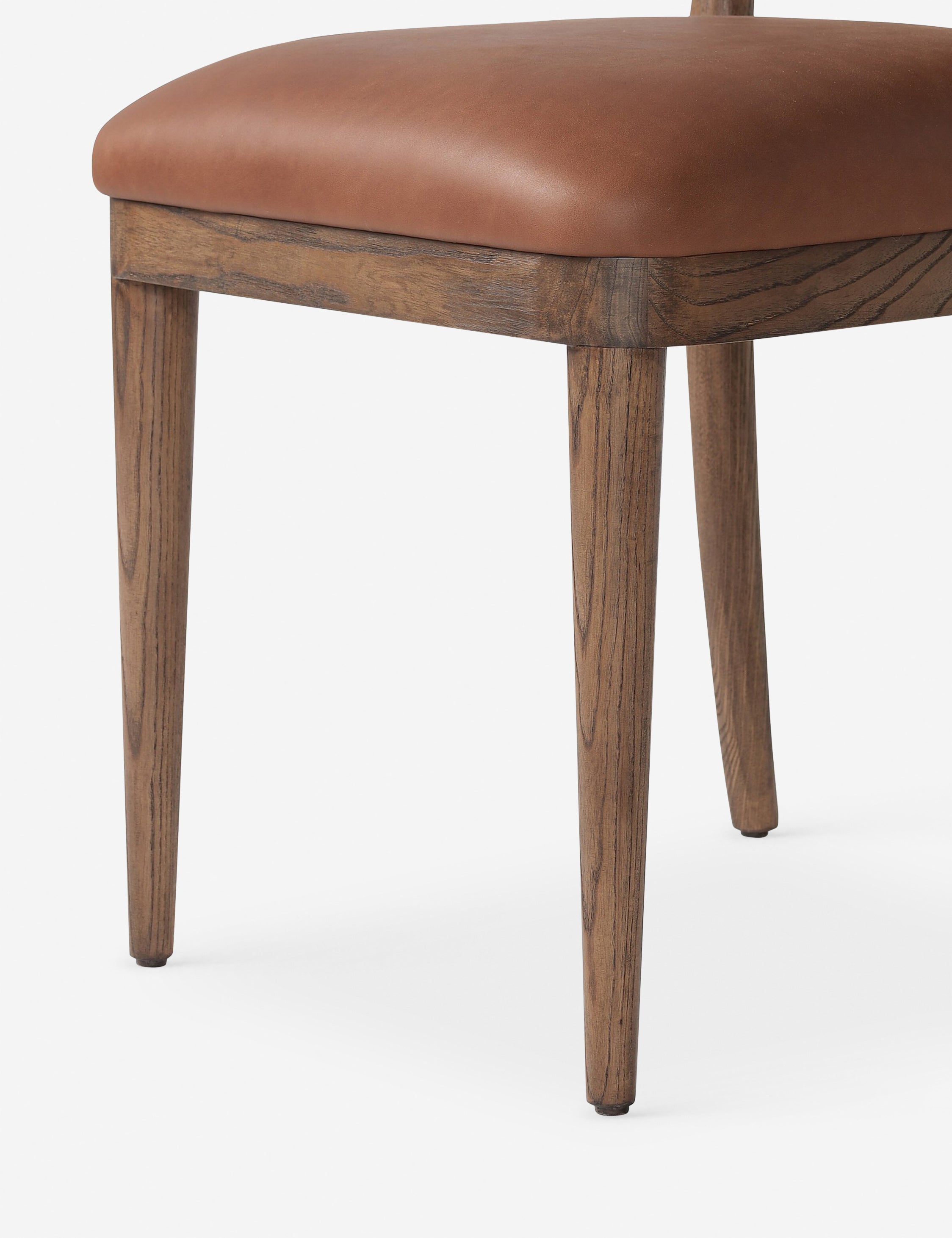 Bella Dining Chair by Amber Lewis x Four Hands - Modern Farmhouse Style Wooden Chair for Kitchen, Dining Room & Home Decor