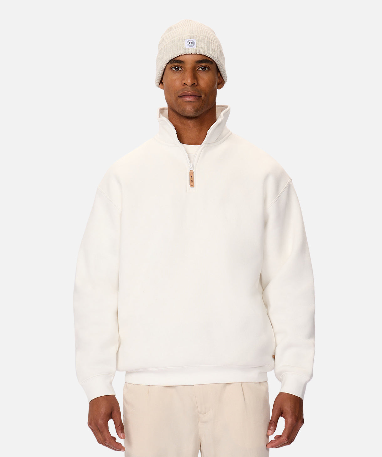 Staunton Tracktop Off White - Stylish Men's Athletic Jacket for Running & Outdoor Activities