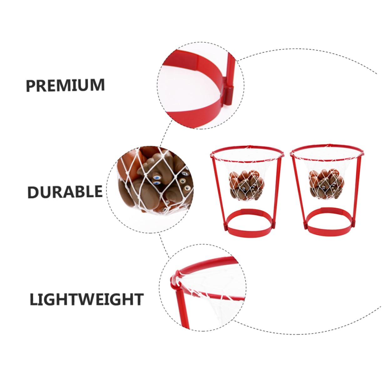 Toddmomy 2-Pack Interactive Poo-Shaped Throwing Toys - Funny Stress Relief & Party Games for Adults - Perfect for Gag Gifts, Office Pranks & Family Game Nights