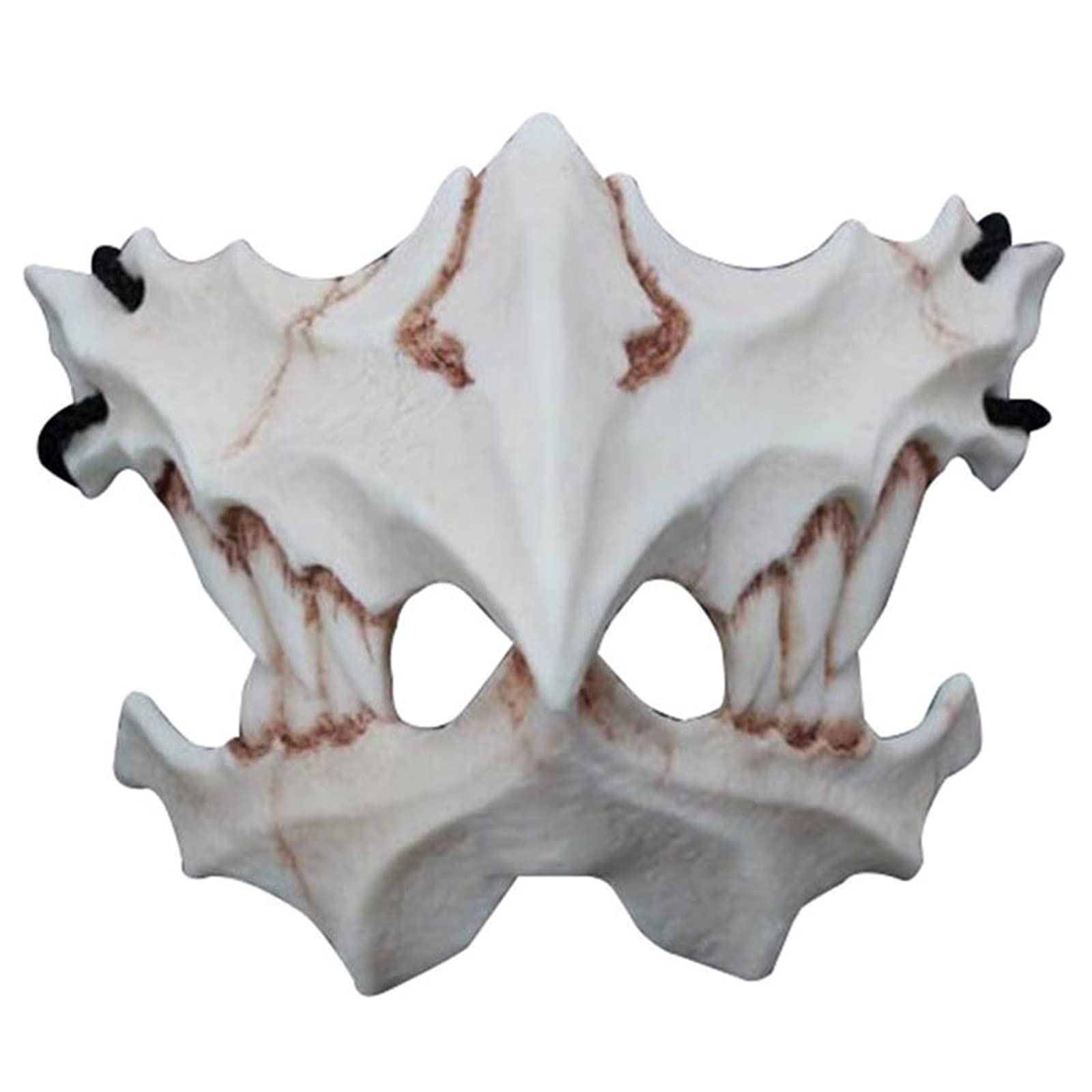 Japanese Halloween Ninja Mask - Animal Skeleton & Resin Horror Skull Mask for Cosplay, Role Playing, and Costume Parties | Perfect for Halloween, Cosplay Events, and Themed Parties