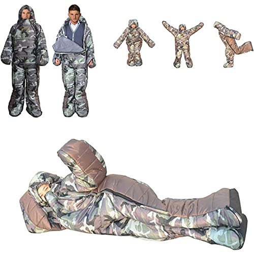 Ultralight Warm Adult Sleeping Bag for Winter Camping - Portable Indoor & Outdoor Use for Hiking, Backpacking, and Travel