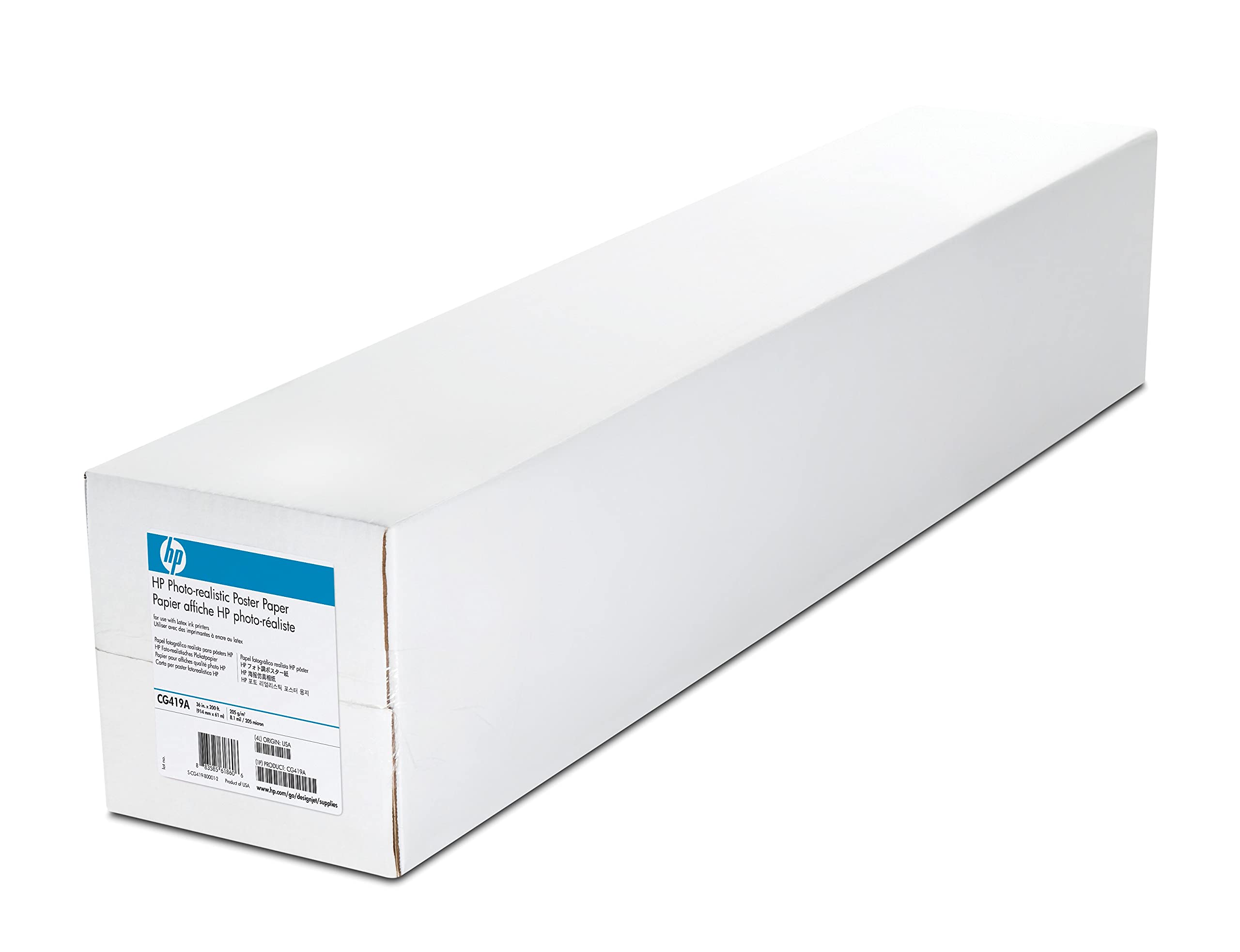 HP Premium Photo-Realistic Poster Paper - High Quality Glossy Paper for Professional Prints, Photography & Artwork - Perfect for Posters, Presentations & Wall Decor
