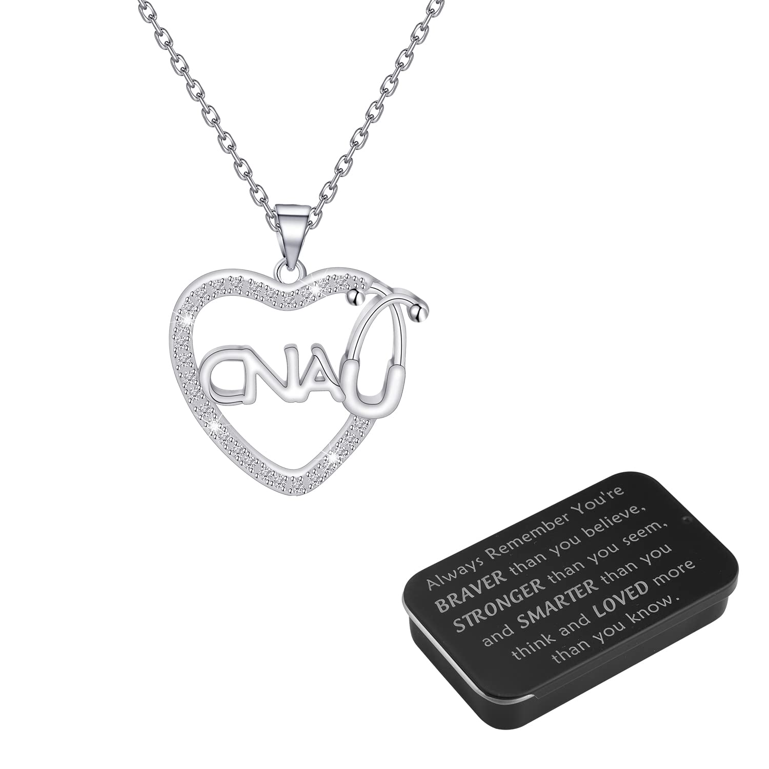 Certified Nurse Assistant CNA Necklace - Inspirational Jewelry Gift for CNA Graduation, Nurses & Healthcare Workers - Perfect for Daily Wear & Special Occasions