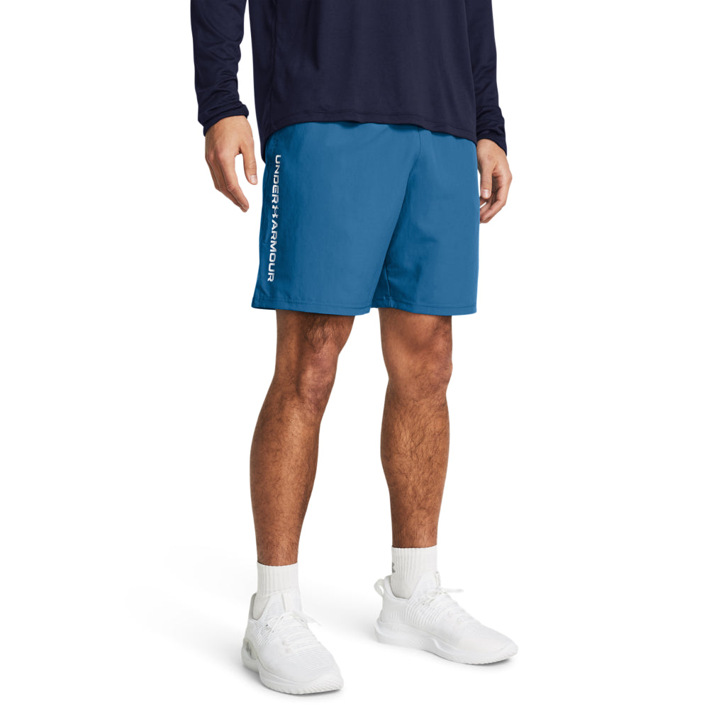 Men's Under Armour Woven Wordmark Shorts - Lightweight Athletic Training Shorts for Running, Gym & Casual Wear