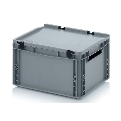 Euro Containers with Lids - Airtight Food Storage Containers for Kitchen, Pantry & Meal Prep | BPA-Free Plastic Containers with Secure Lids for Leftovers, Dry Goods & Organizing