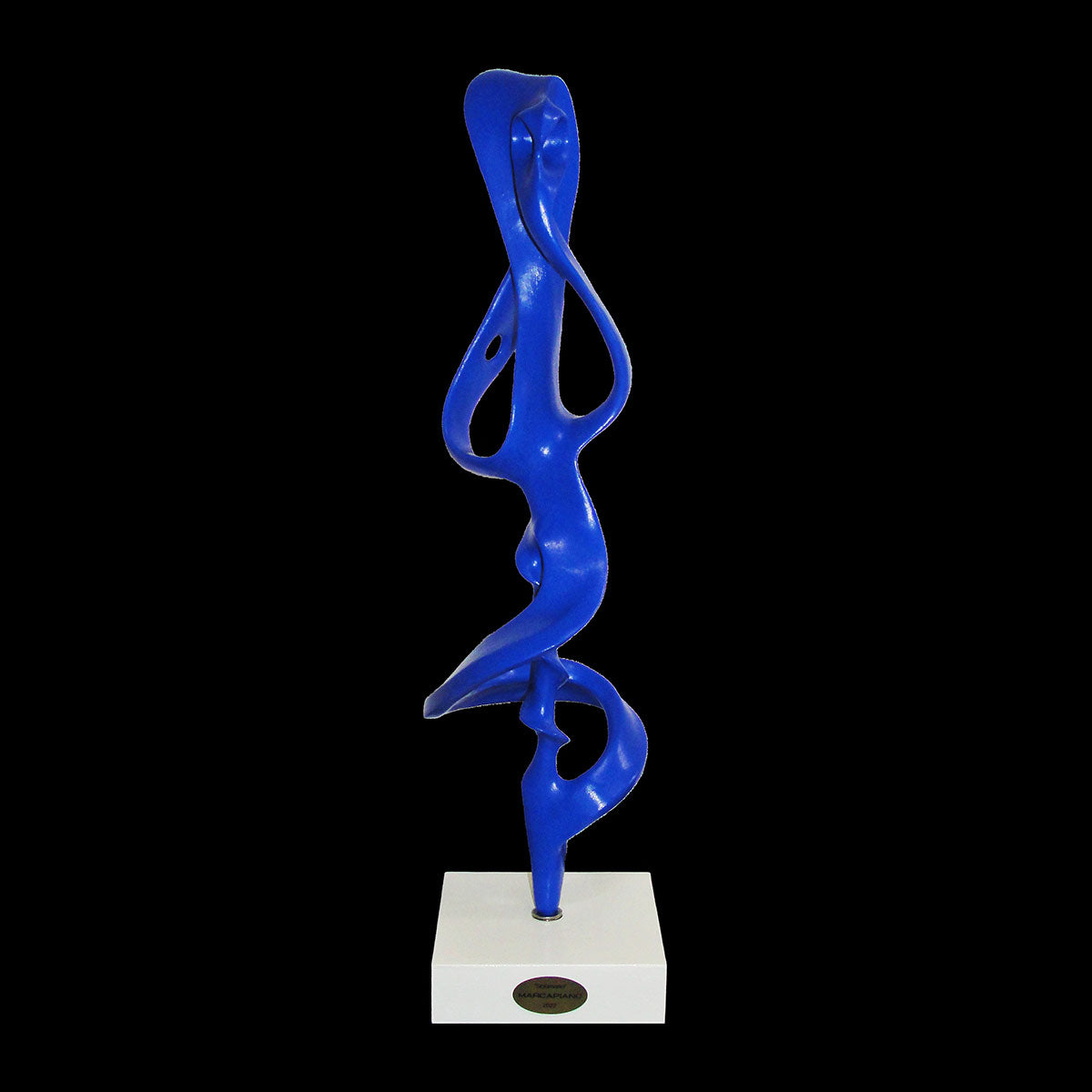 Sciamano Aluminum Sculpture - High-Quality Polymeric Materials Art Piece for Home Decor & Office Display