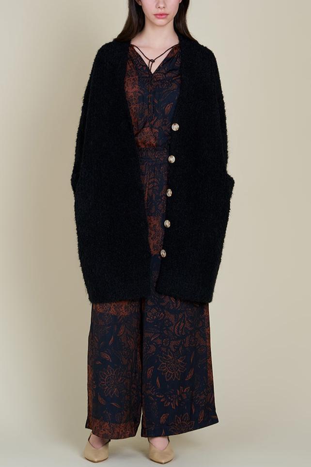 Camden Cardigan for Women - Soft & Cozy Black Knit Sweater | Perfect for Fall, Winter & Casual Outfits