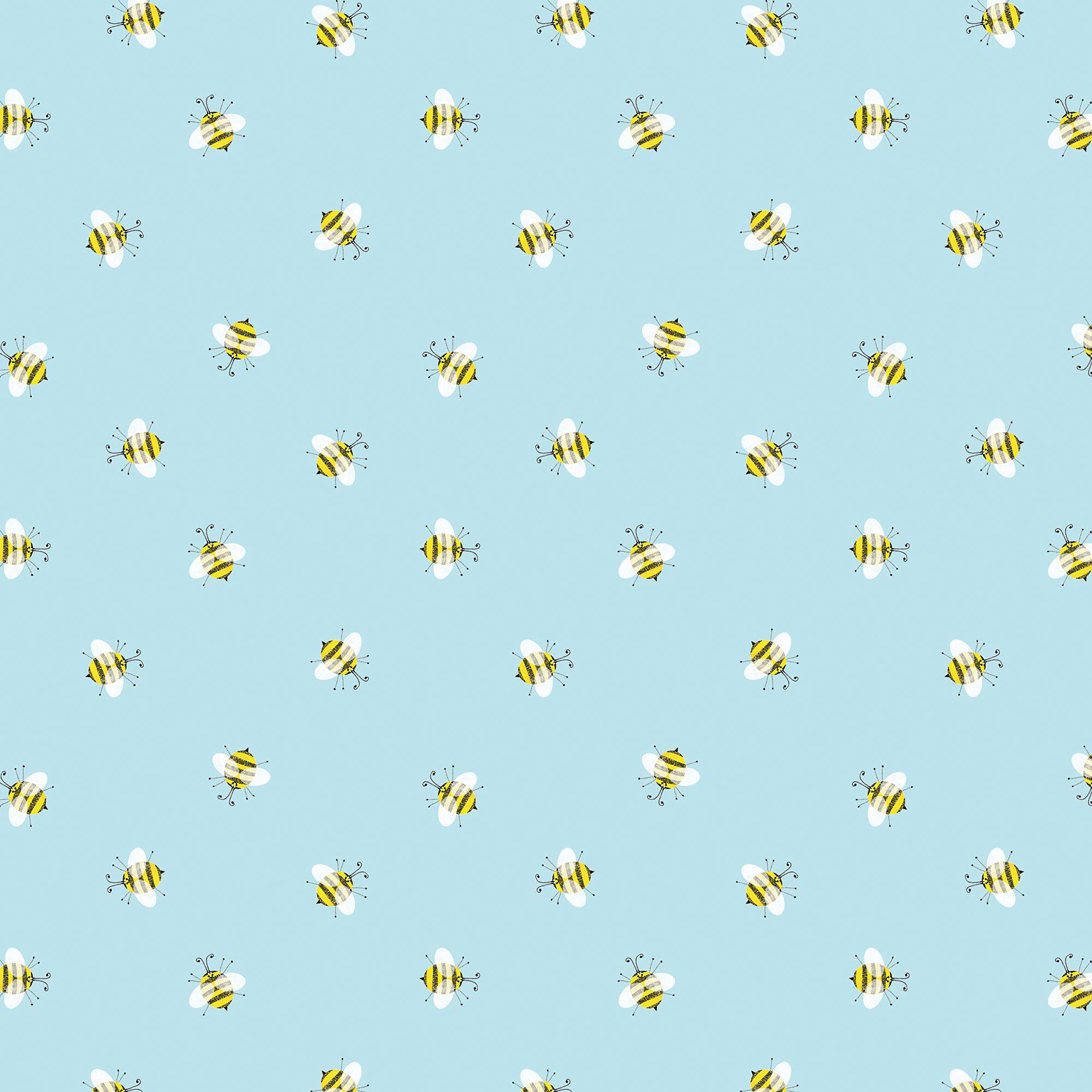 JILLSON & ROBERTS Bulk Honey Bee Gift Wrapping Paper - 1/2 Ream (417 Feet x 24 Inches) - Eco-Friendly Holiday & Birthday Present Wrapping for Parties, Weddings, Baby Showers