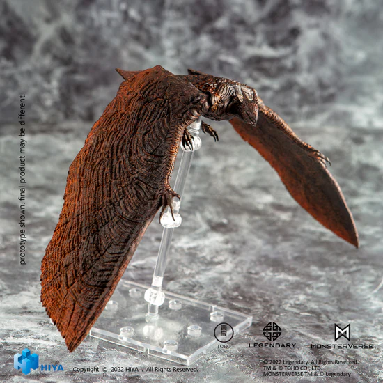 HIYA 5-inch Godzilla King of the Monsters Rodan Action Figure - Exquisite Basic Series Reissue Collectible Toy for Display & Gifts
