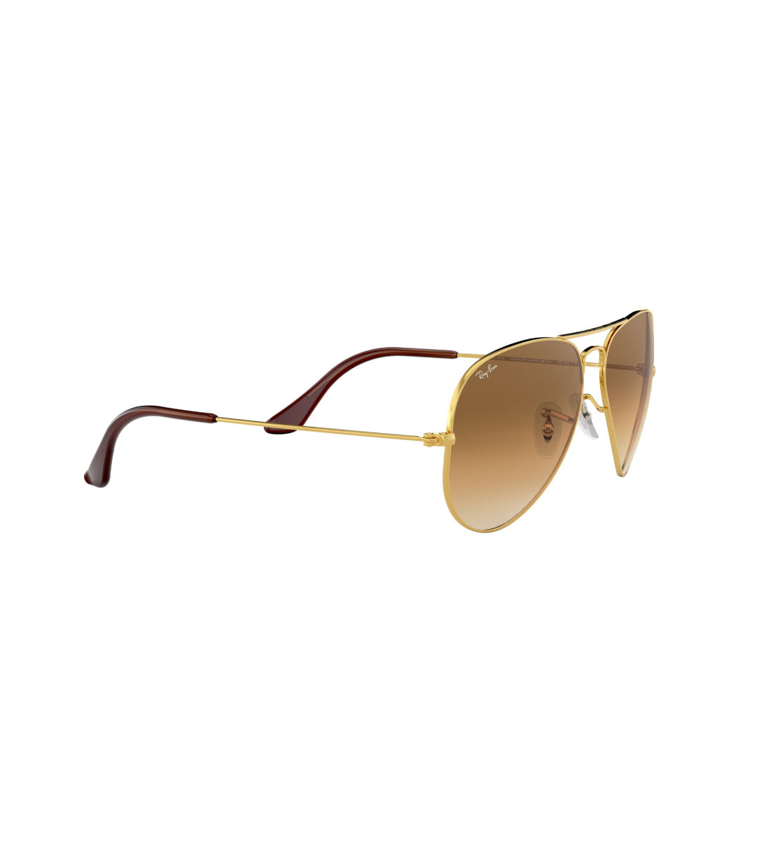 Ray Ban Aviator Classic Gold Brown Sunglasses for Men & Women - Polarized UV Protection for Driving, Travel & Outdoor Activities