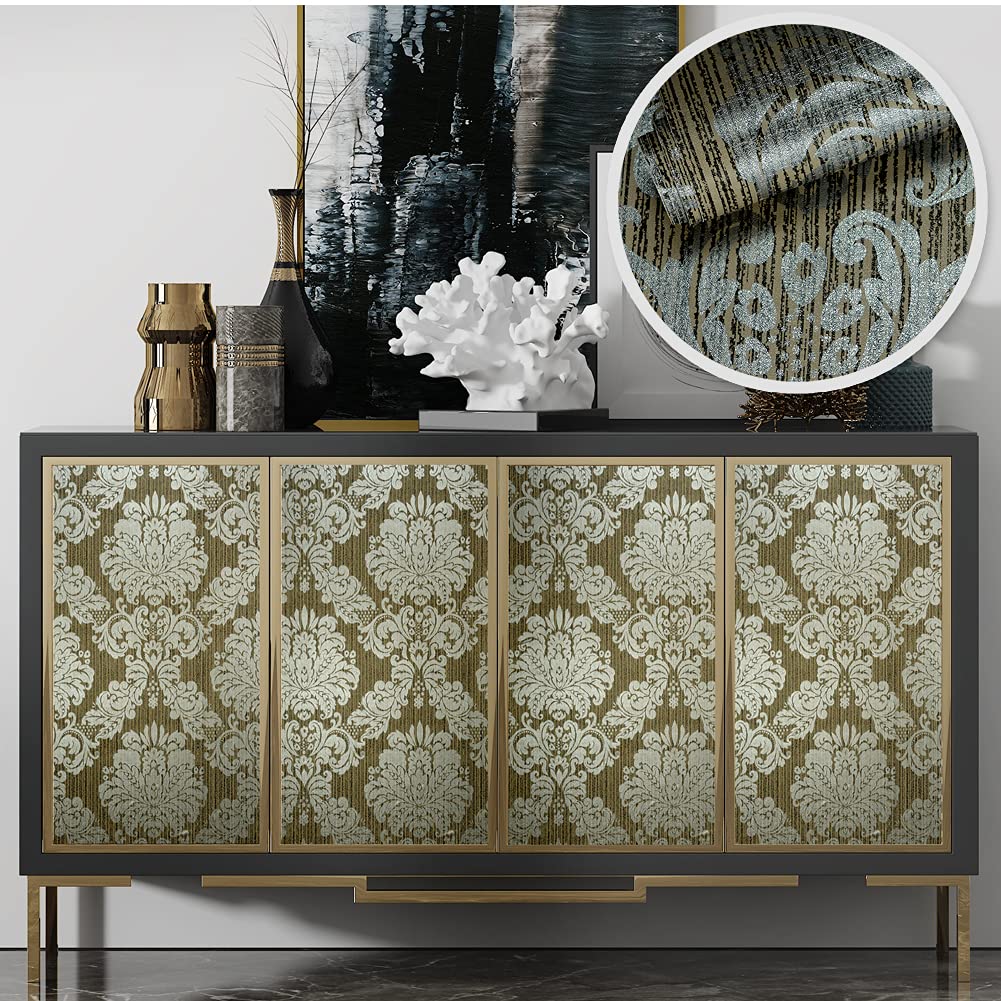Damask Peel and Stick Wallpaper 17.7