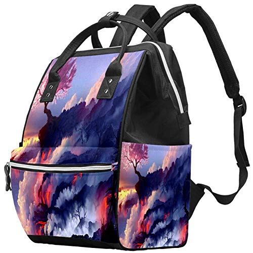 Magic The Gathering Diaper Tote Bag - Large Capacity Mummy Backpack for Baby Care, Nursing & Travel | Perfect for Parents, Daycare & Family Outings