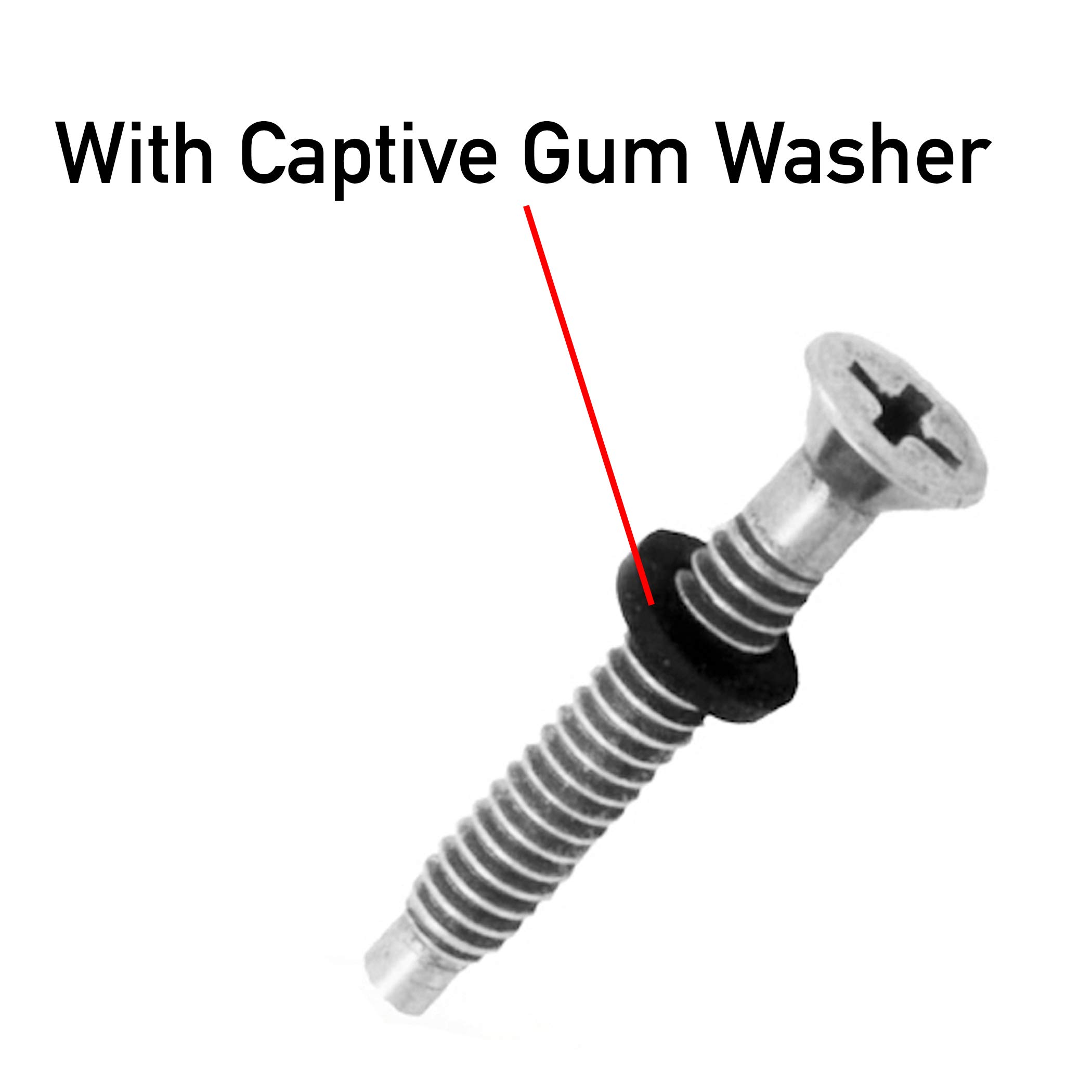 AR-PRO 79104800 Stainless Steel Pool Light Gasket Screws with Washers - Compatible with Pentair IntelliBrite, Amerlite & SAM Amerlite Pool and Spa Lights - Perfect for Underwater Lighting Repairs and Maintenance