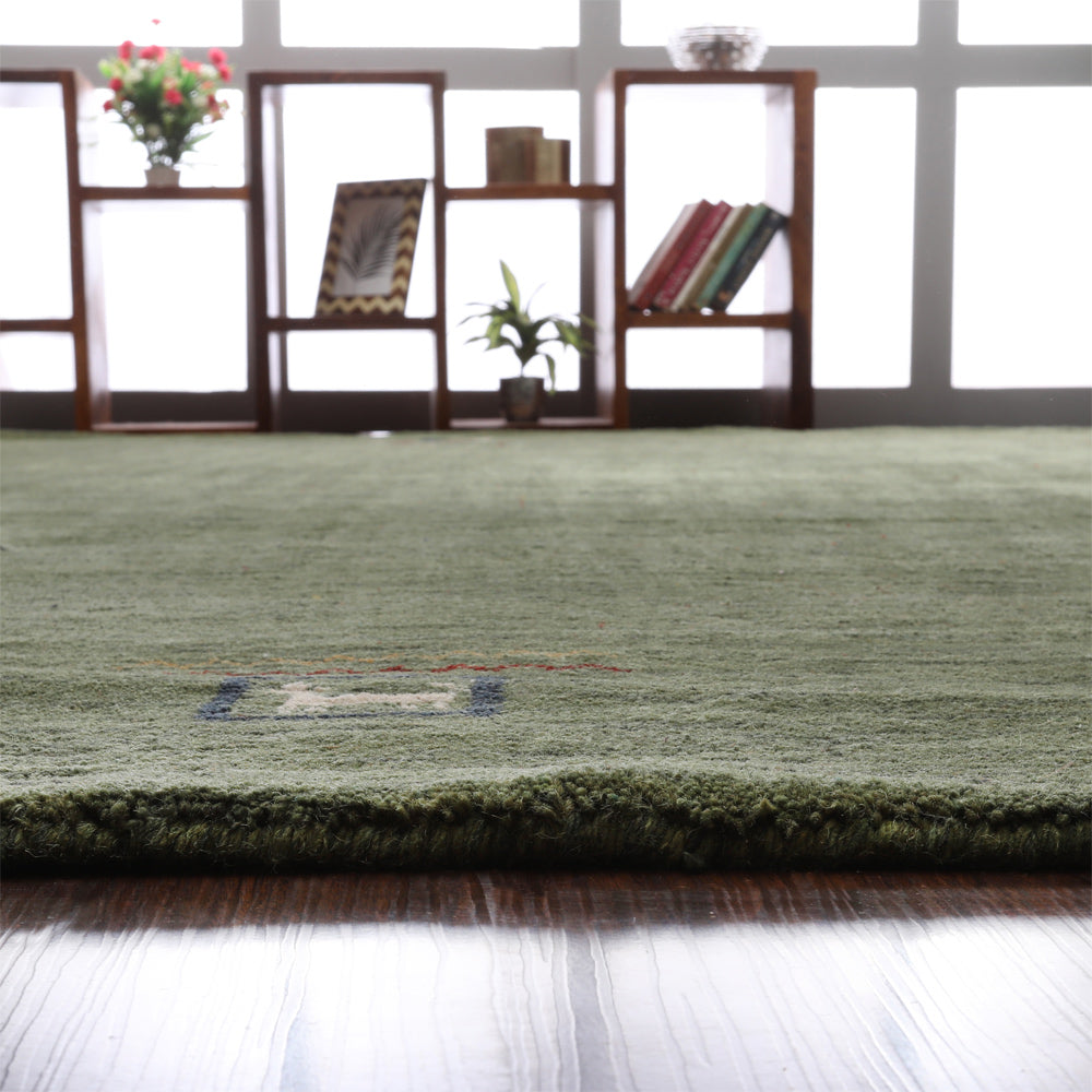 Premium Hand-Knotted Wool Rug - Saitama Collection | Soft & Durable for Living Room, Bedroom, or Office Decor