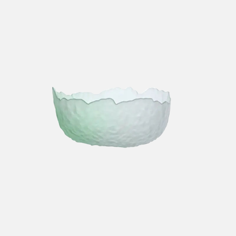 Lulu Frosted Glass Dessert Bowl Set - Elegant Serving Dishes for Ice Cream, Pudding & Fruit - Perfect for Parties, Dessert Bars & Home Entertaining