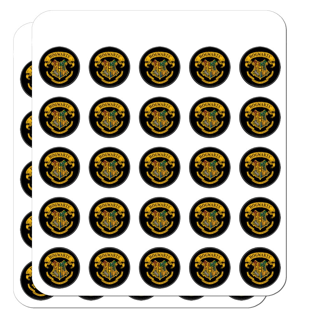 Harry Potter Illustrated Hogwarts Crest Planner & Calendar - Scrapbooking, Crafting Stickers for Journaling, DIY Projects, and Gift Wrapping