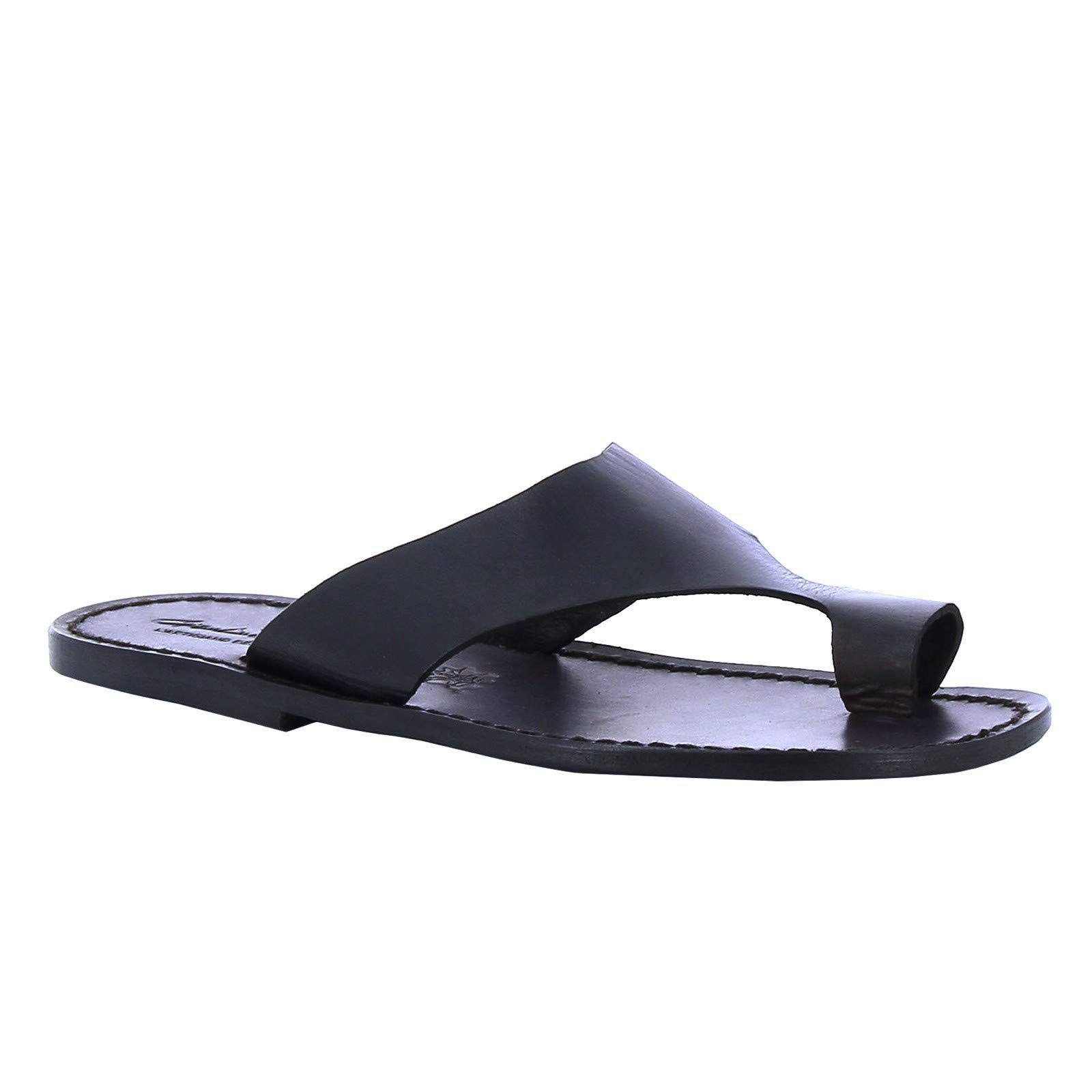 Handmade Genuine Leather Men's Slippers - Gianluca Artisan Crafted Comfortable Leather Loafers for Indoor/Outdoor Wear, Perfect for Home, Office & Casual Occasions
