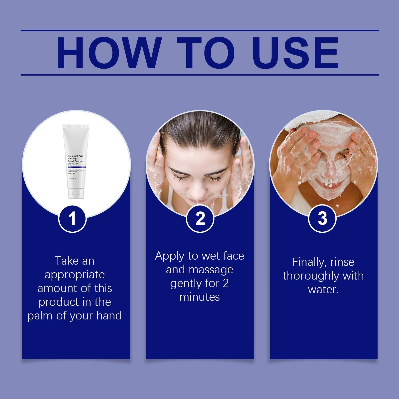 Best Exfoliating Face Wash for Oily Skin - Gentle Daily Cleanser Removes Dirt & Oil Without Over-Drying | Perfect for Morning & Night Skincare Routine